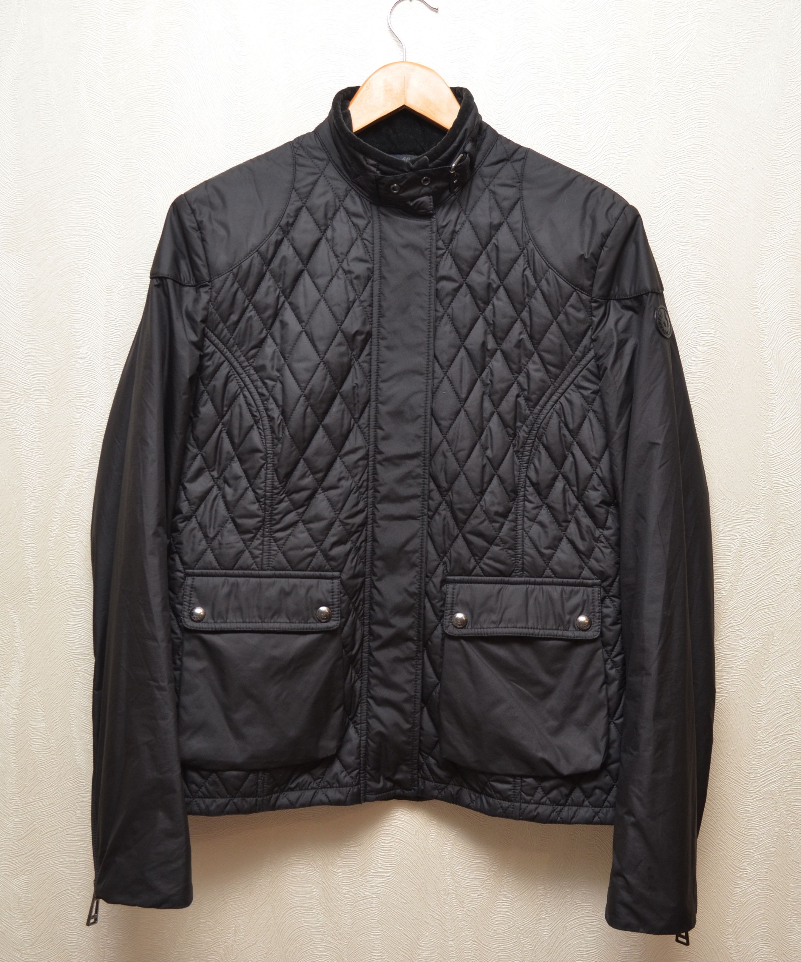 Belstaff BELSTAFF Ladies Quilted Biker Style Jacket sz IT 48 P2P 19" Size XL / US 12-14 / IT 48-50 - 1 Thumbnail