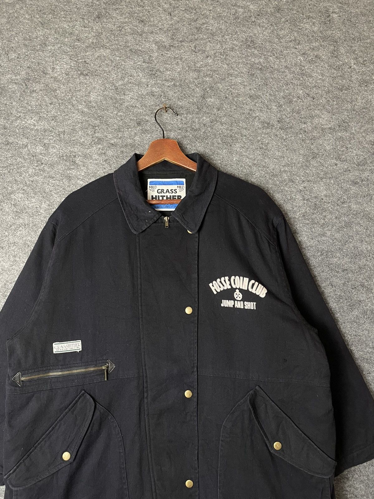 Hunter × Japanese Brand × Vintage VINTAGE FOSSE COIN CLUB HUNTER JACKET Size US L / EU 52-54 / 3 - 4 Thumbnail