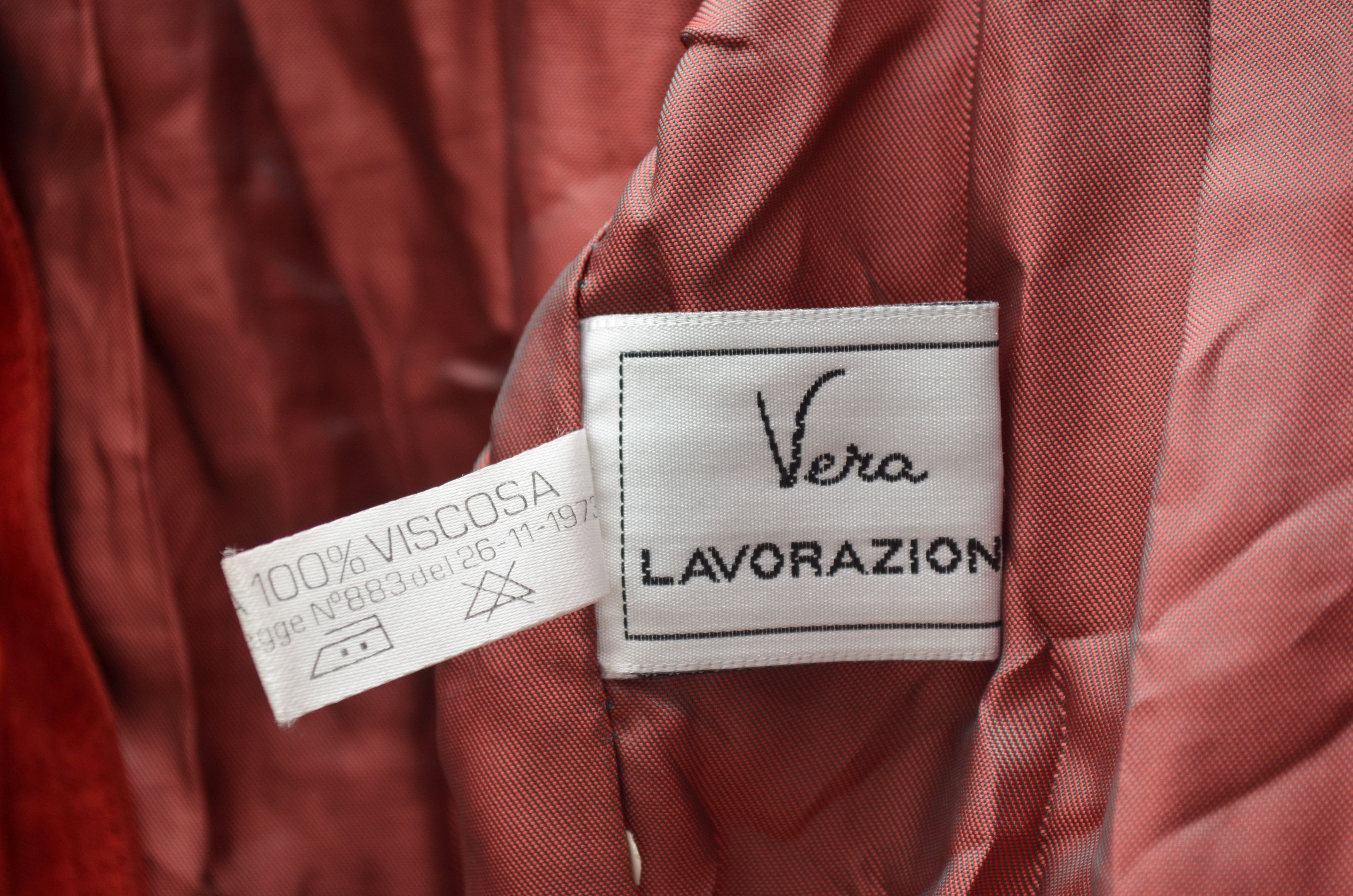 Designer × Gallotti Gallotti Suede Red Leather Jacket Bomber Sz 54 XL Size US XL / EU 56 / 4 - 14 Thumbnail