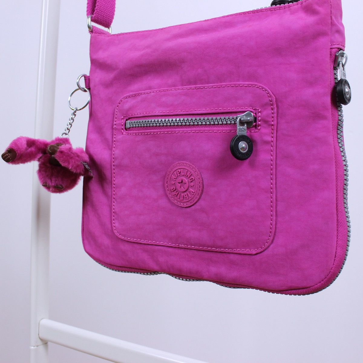Japanese Brand Vintage Kipling Messenger Bag Y2K Size ONE SIZE - 3 Thumbnail