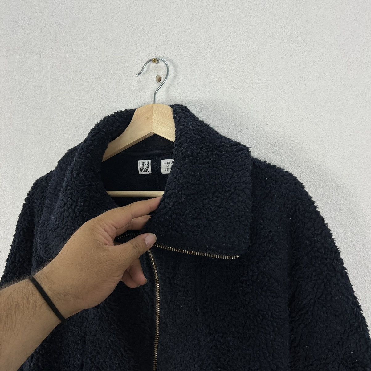 Japanese Brand VINTAGE FLEECE JACKET UNIQLO UNDERCOVER Size US M / EU 48-50 / 2 - 6 Thumbnail