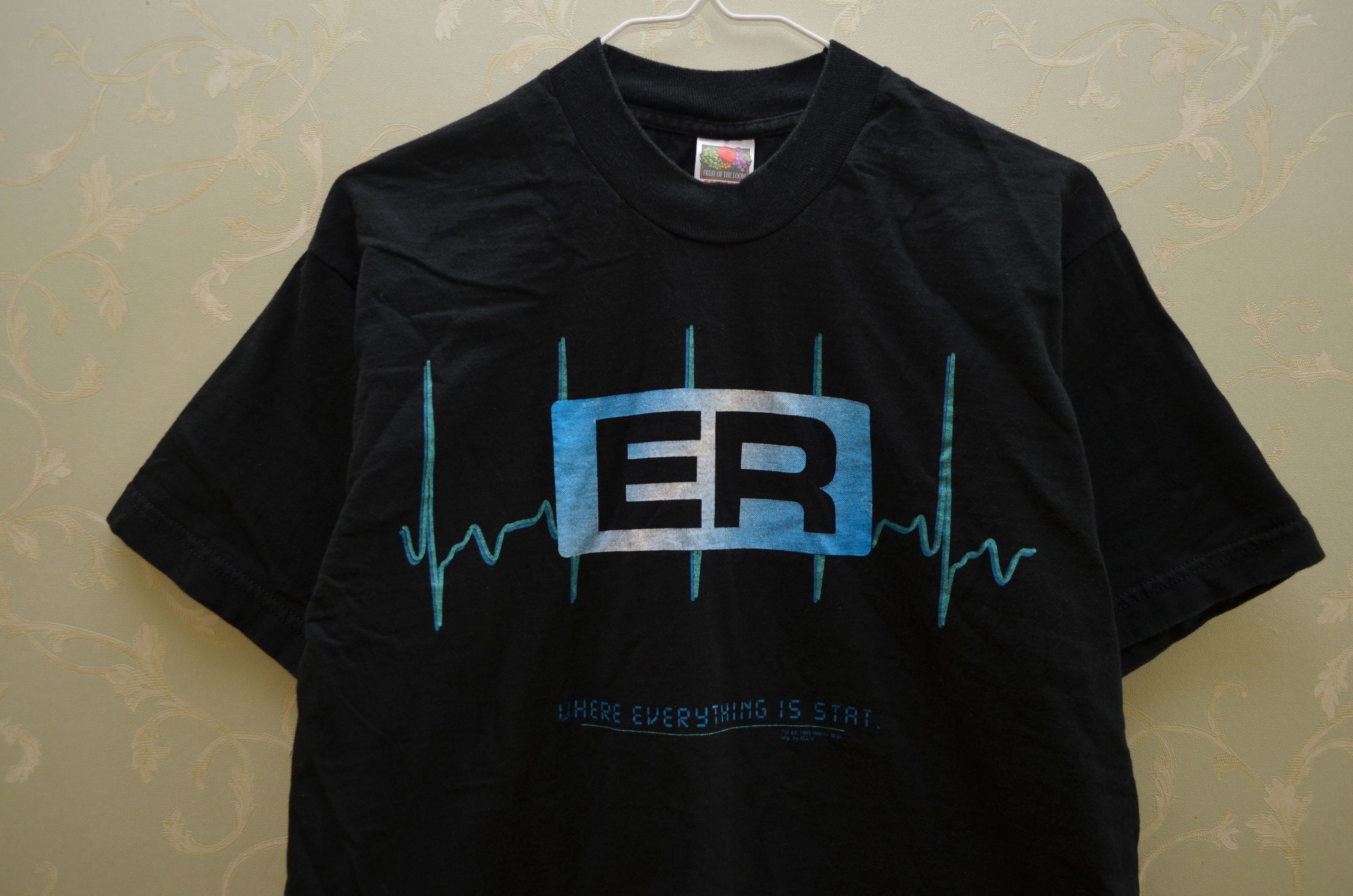 Vintage 1995 E.R. TV Show 90’s Where Everything Is Stat Size US L / EU 52-54 / 3 - 2 Thumbnail