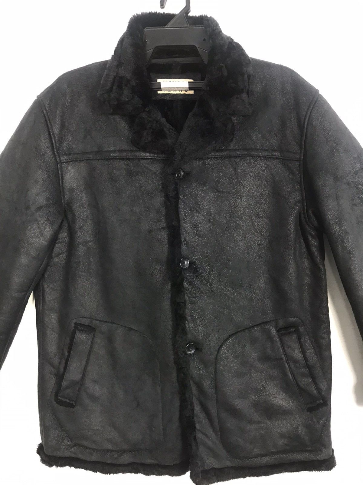 Japanese Brand × Kansai Yamamoto × Vintage Kansai Yamamoto Jeans Shearling Jacket Sherpa Inner K1082j Size US L / EU 52-54 / 3 - 2 Thumbnail