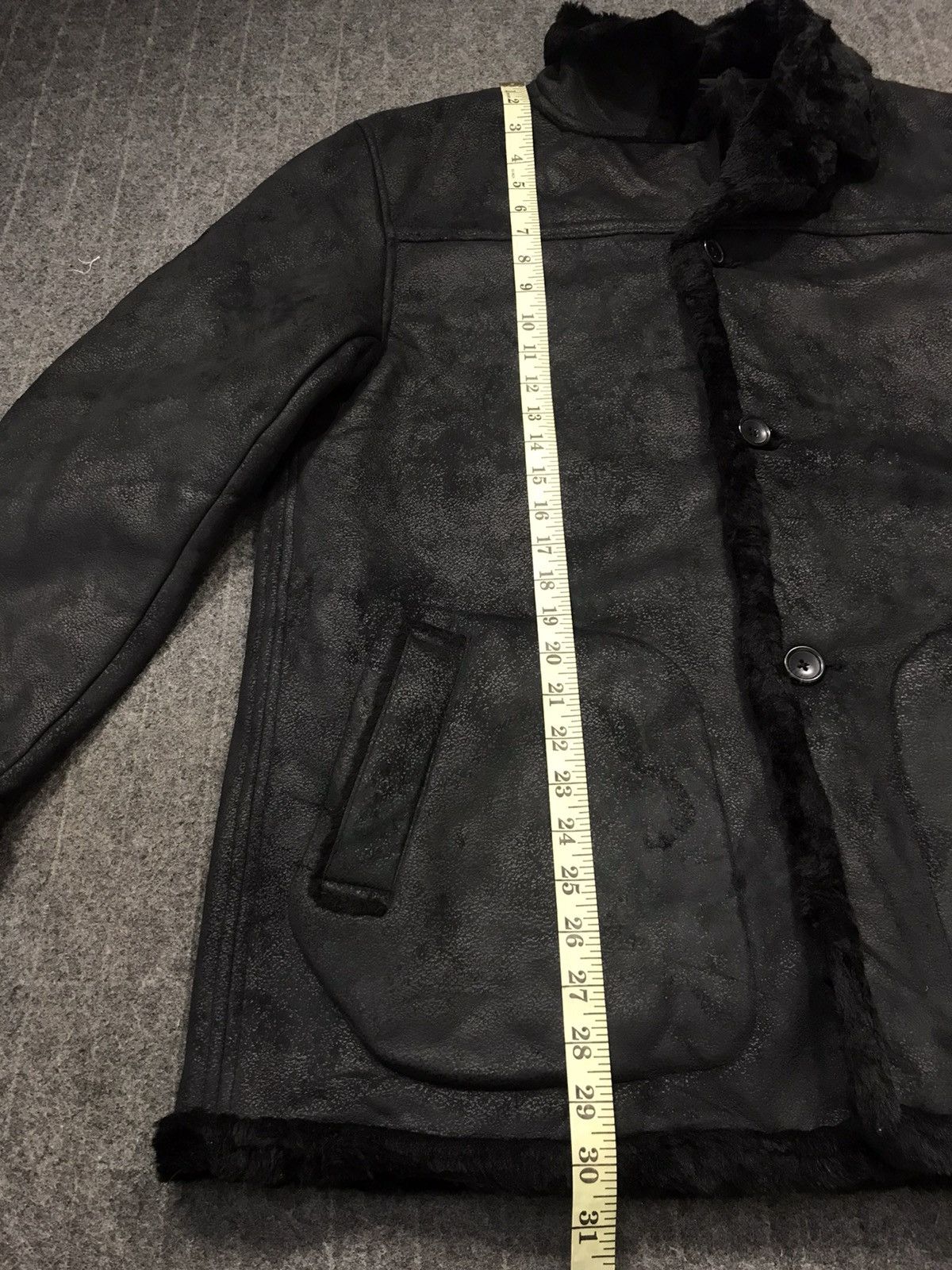 Japanese Brand × Kansai Yamamoto × Vintage Kansai Yamamoto Jeans Shearling Jacket Sherpa Inner K1082j Size US L / EU 52-54 / 3 - 10 Thumbnail