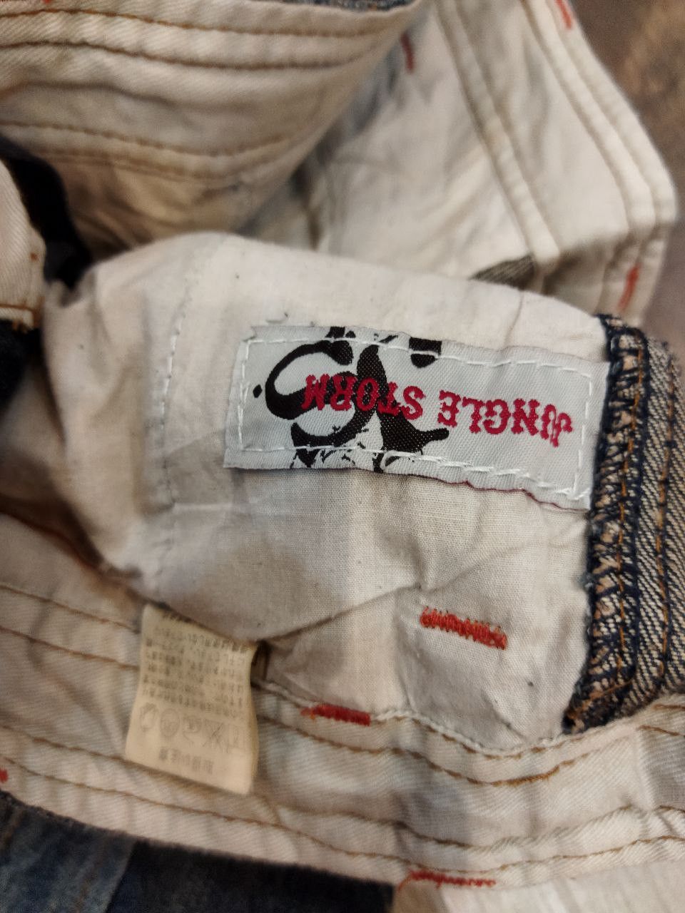 Japanese Brand Jungle Storm Japan Multipocket Parachute Denim Pants Size US 34 / EU 50 - 10 Thumbnail