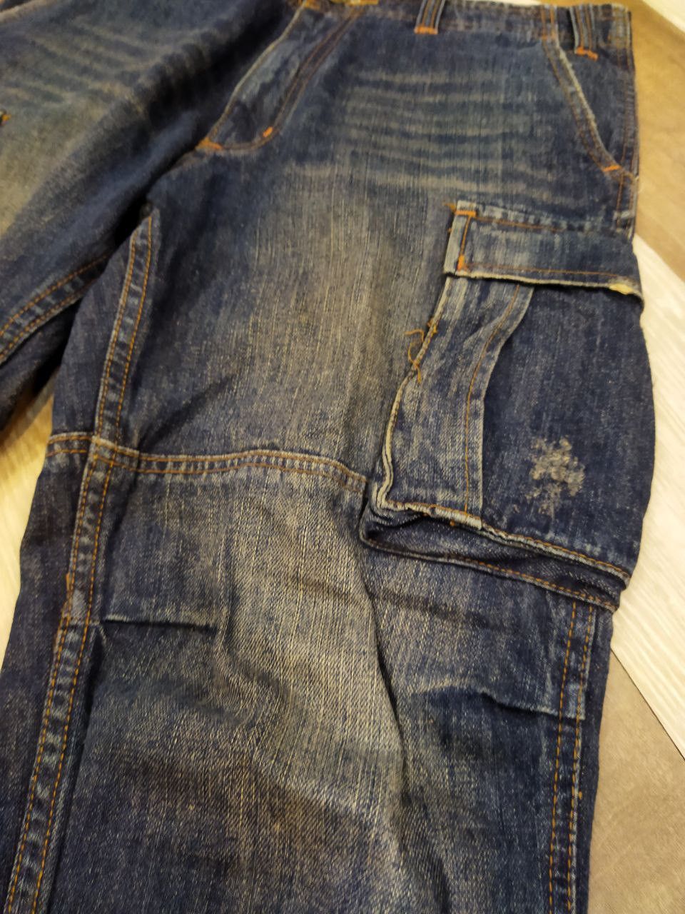 Japanese Brand Jungle Storm Japan Multipocket Parachute Denim Pants Size US 34 / EU 50 - 12 Thumbnail