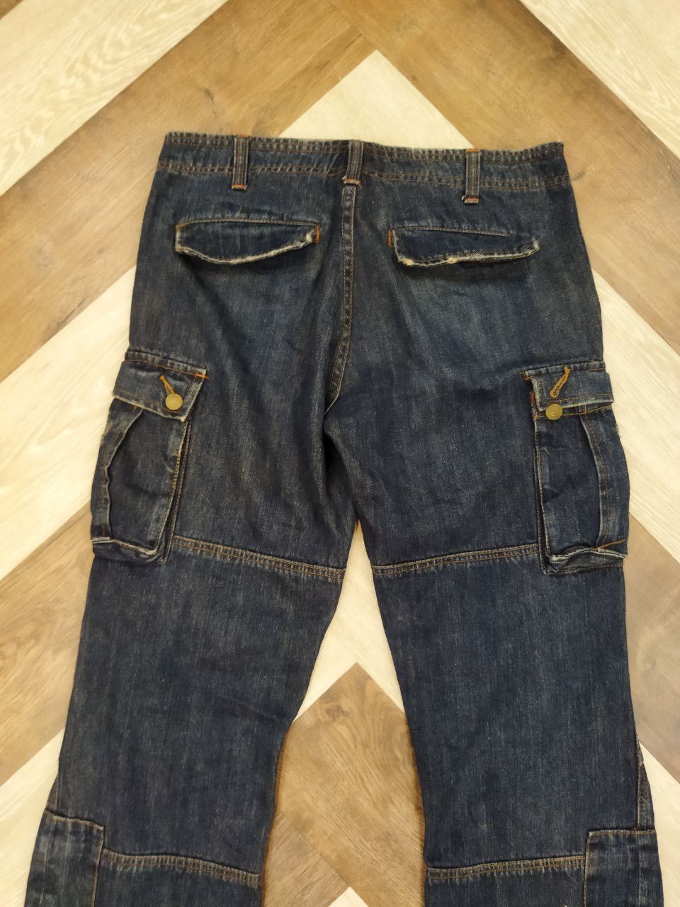 Japanese Brand Jungle Storm Japan Multipocket Parachute Denim Pants Size US 34 / EU 50 - 7 Thumbnail
