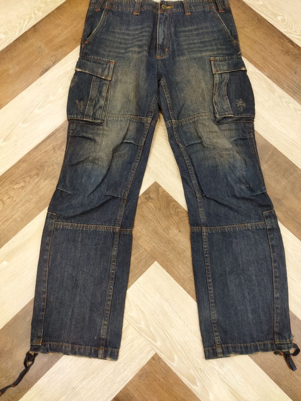 Japanese Brand Jungle Storm Japan Multipocket Parachute Denim Pants Size US 34 / EU 50 - 4 Thumbnail