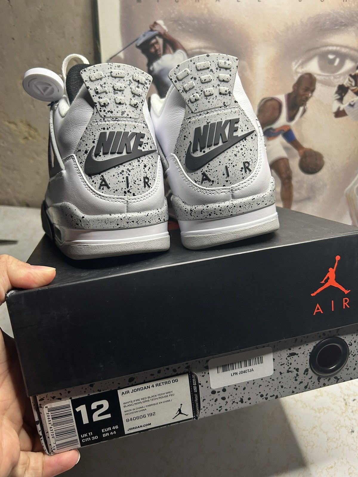 Jordan Retro 'white cement'
