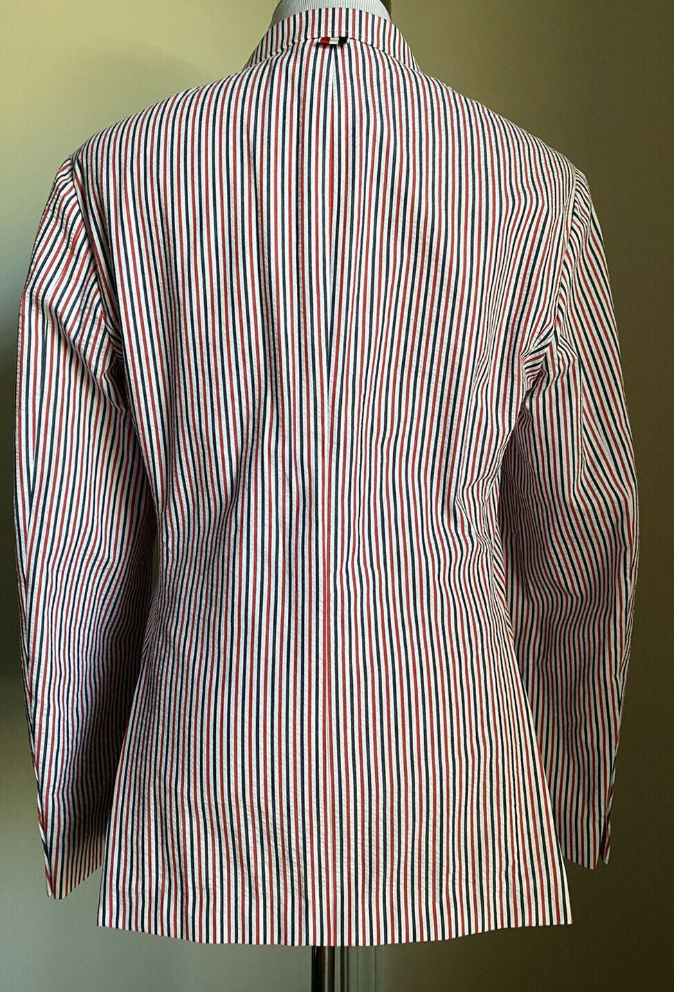 Thom Browne Coat in Blue/White/Red Size US L / EU 52-54 / 3 - 2 Thumbnail