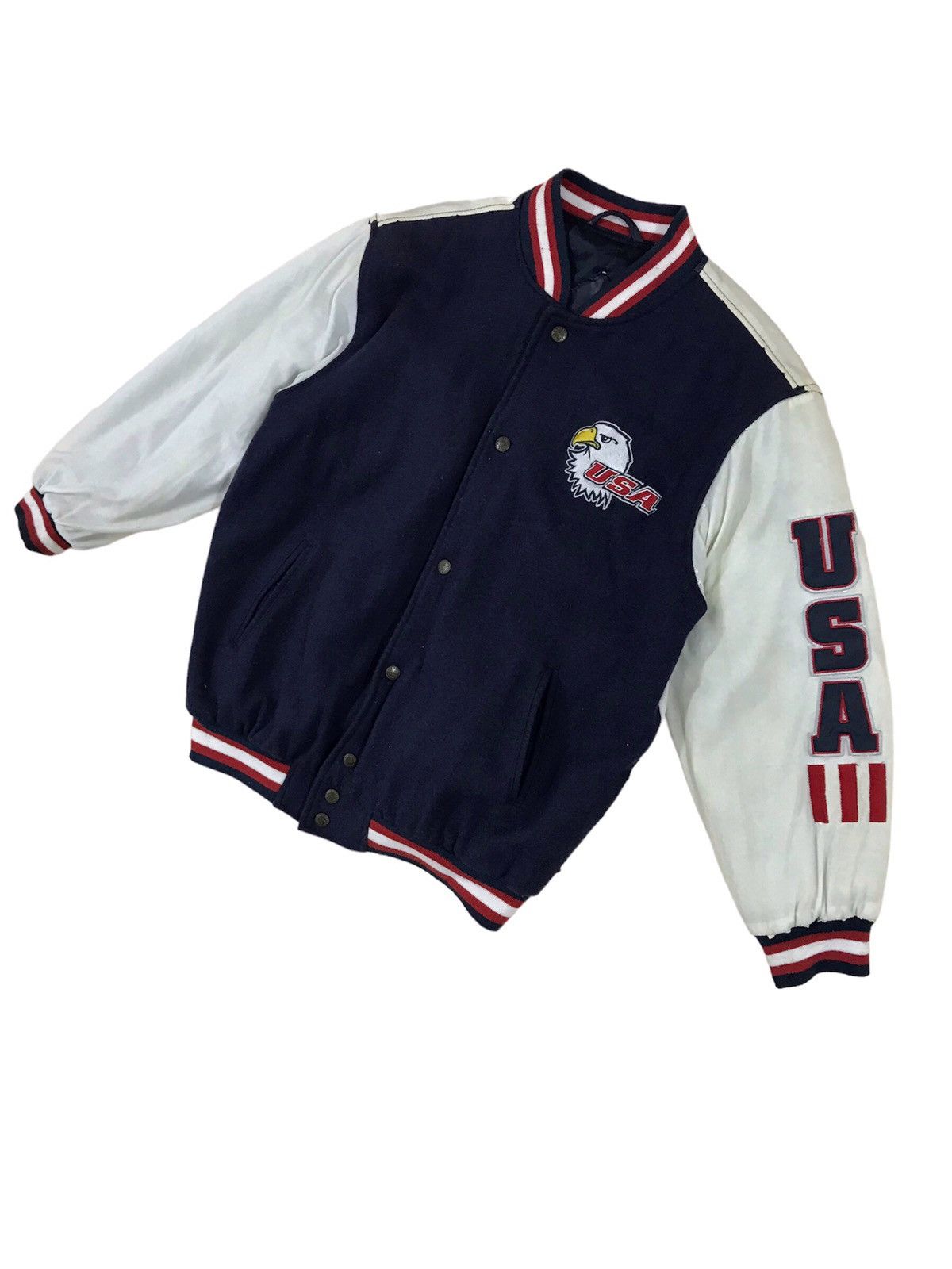 Steve And Barrys Vintage Varsity Jacket Steve and Barrys USA Eagles Rare Size US S / EU 44-46 / 1 - 2 Thumbnail