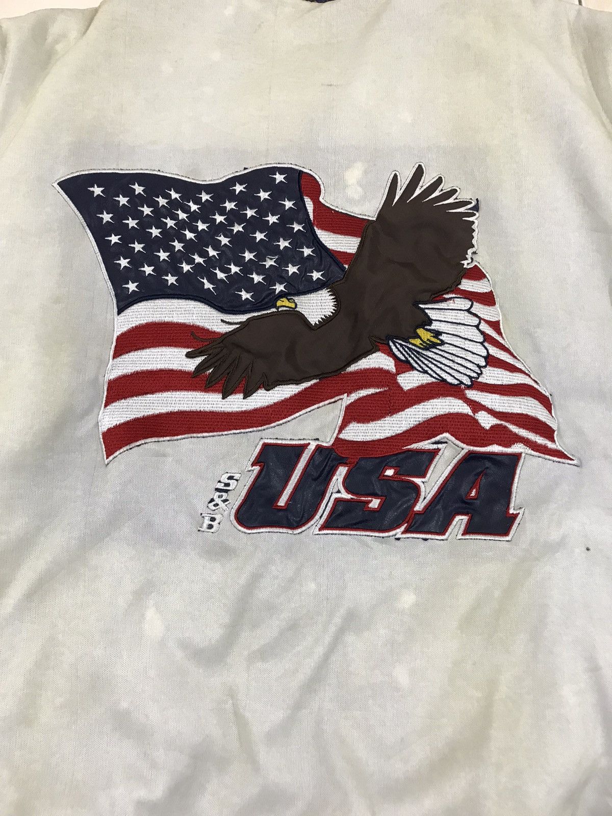 Steve And Barrys Vintage Varsity Jacket Steve and Barrys USA Eagles Rare Size US S / EU 44-46 / 1 - 5 Thumbnail