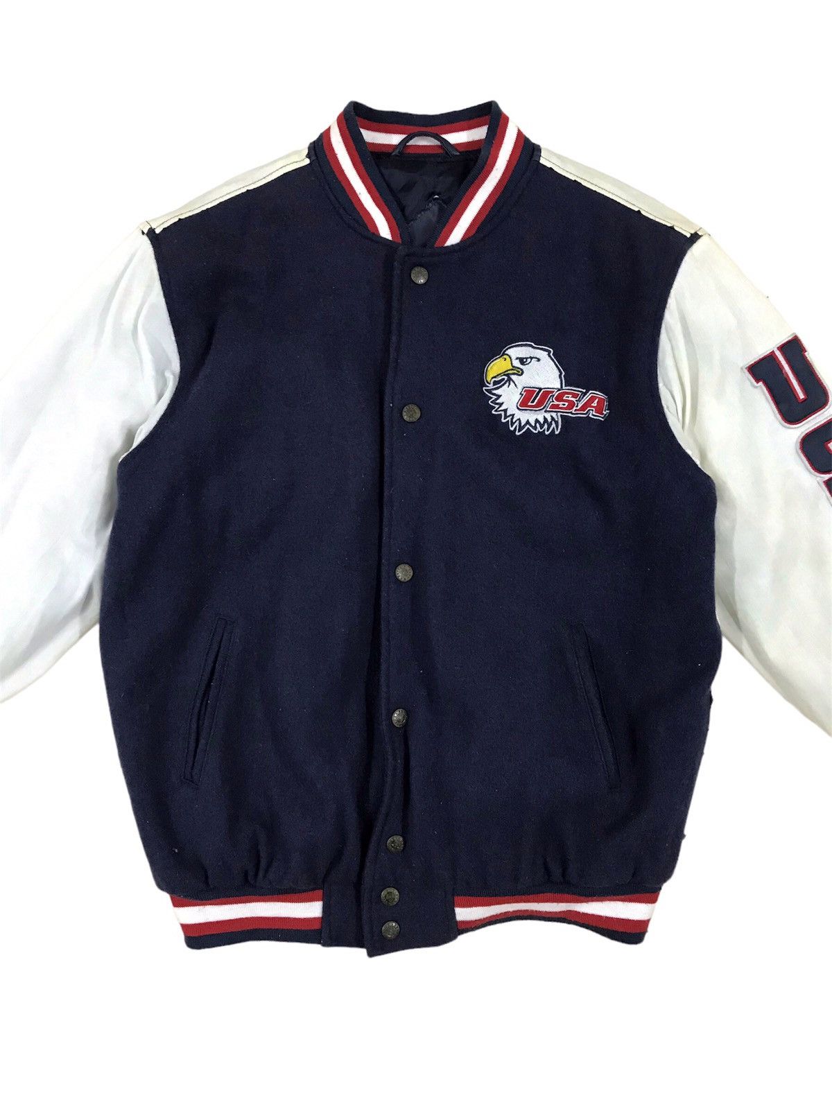Steve And Barrys Vintage Varsity Jacket Steve and Barrys USA Eagles Rare Size US S / EU 44-46 / 1 - 3 Thumbnail