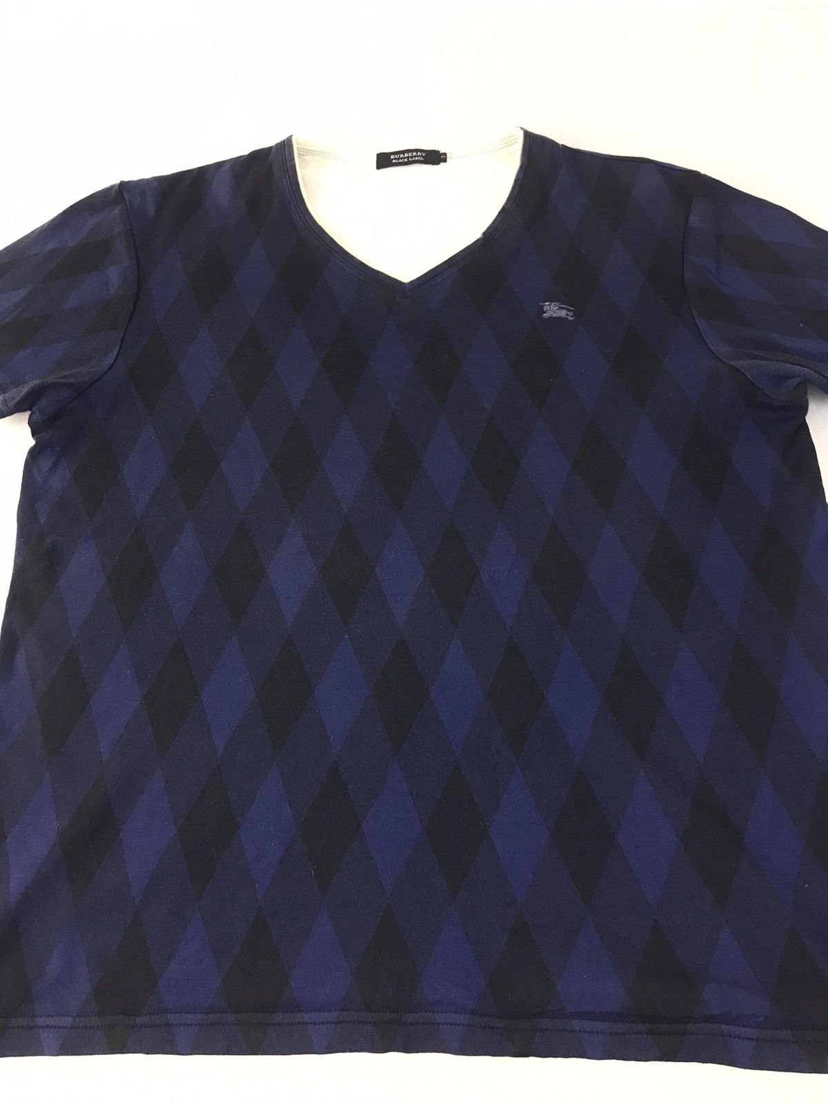 Burberry Burberry Black Label London Button V Neck Simple T-shirt Tee Size L / US 10 / IT 46 - 2 Thumbnail