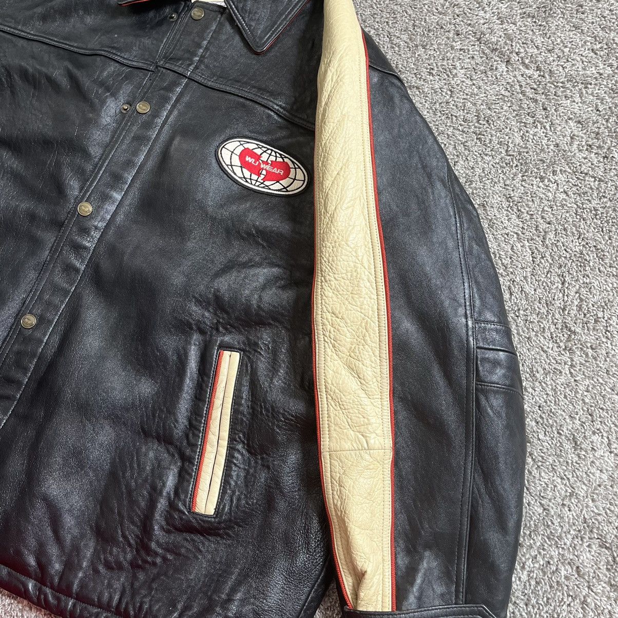 Wu-Tang Clan Wu-Wear Leather Jacket Size 4XL Wu-Tang Rare 90’s Vintage Size US XXL / EU 58 / 5 - 8 Thumbnail