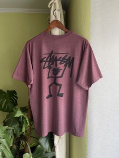 Vintage Stussy Stickman Skate Hip Hop Shirt - Vintage & Classic Tee