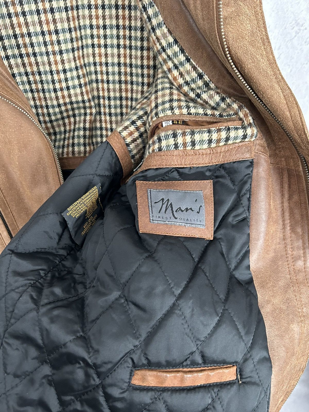 Genuine Leather Vintage Genuine Leather Jacket Brown 90s Avant-garde Alt Size US XL / EU 56 / 4 - 5 Thumbnail