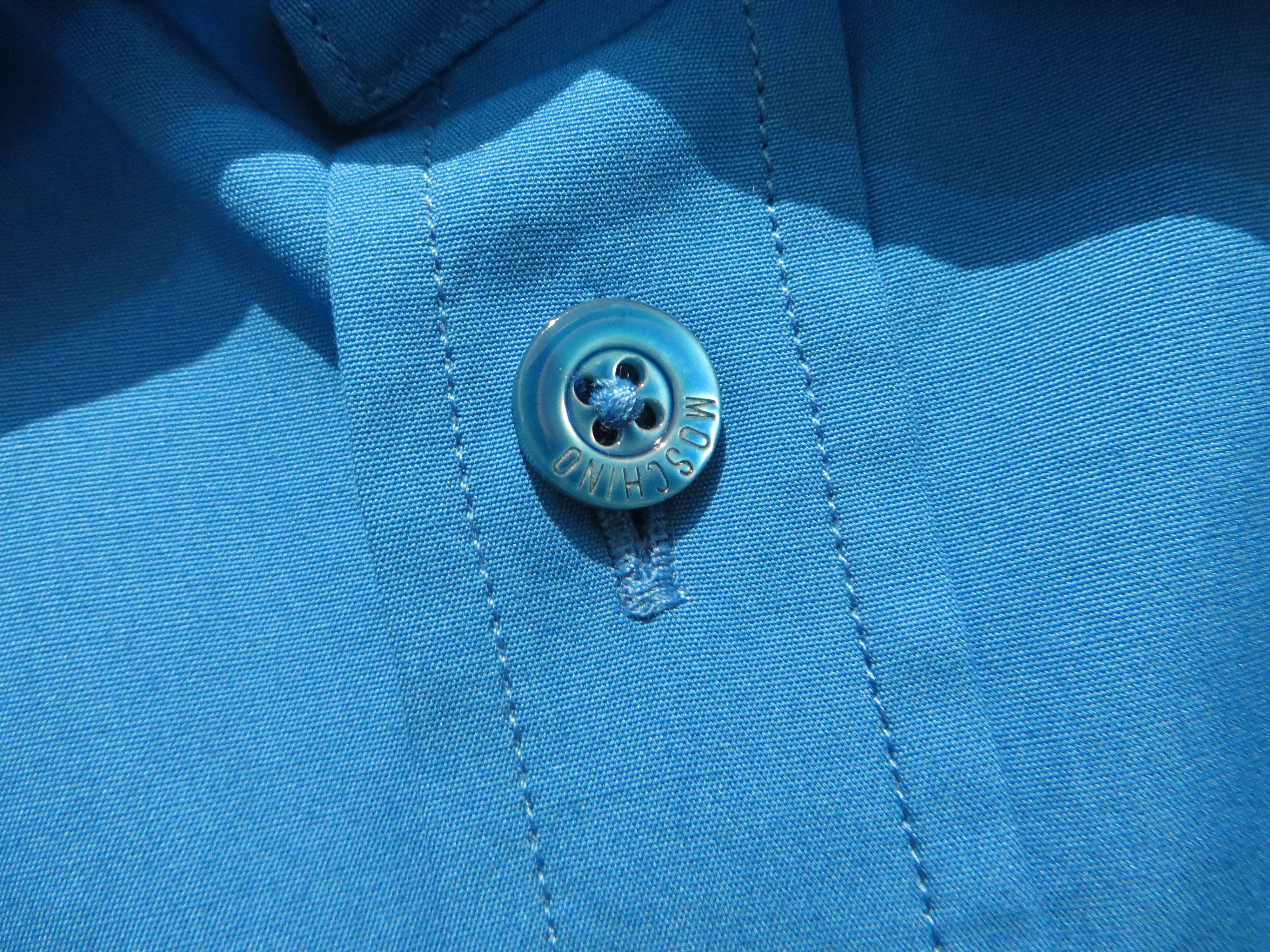 Moschino Embroidered safety pin shirt Size US S / EU 44-46 / 1 - 4 Thumbnail