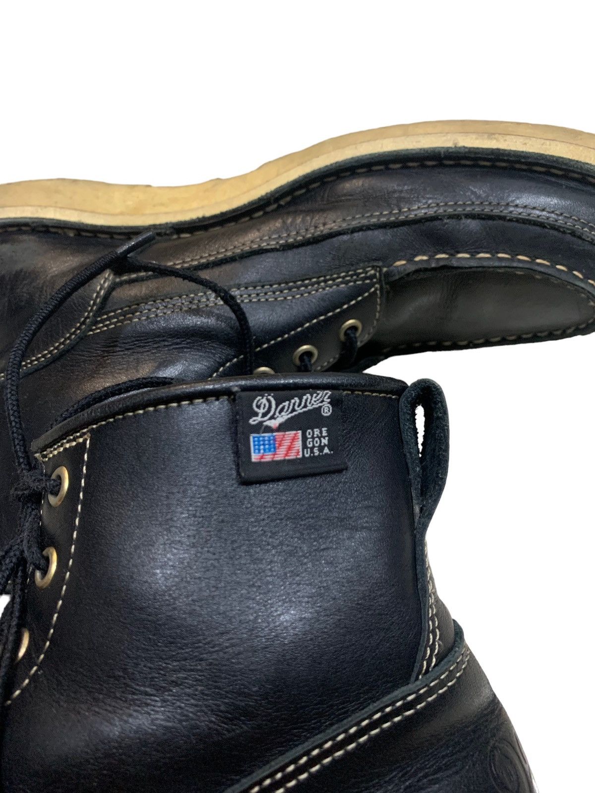 Danner VINTAGE FULL LEATHER DANNER LACES BOOTS Size US 9 / EU 42 - 8 Thumbnail
