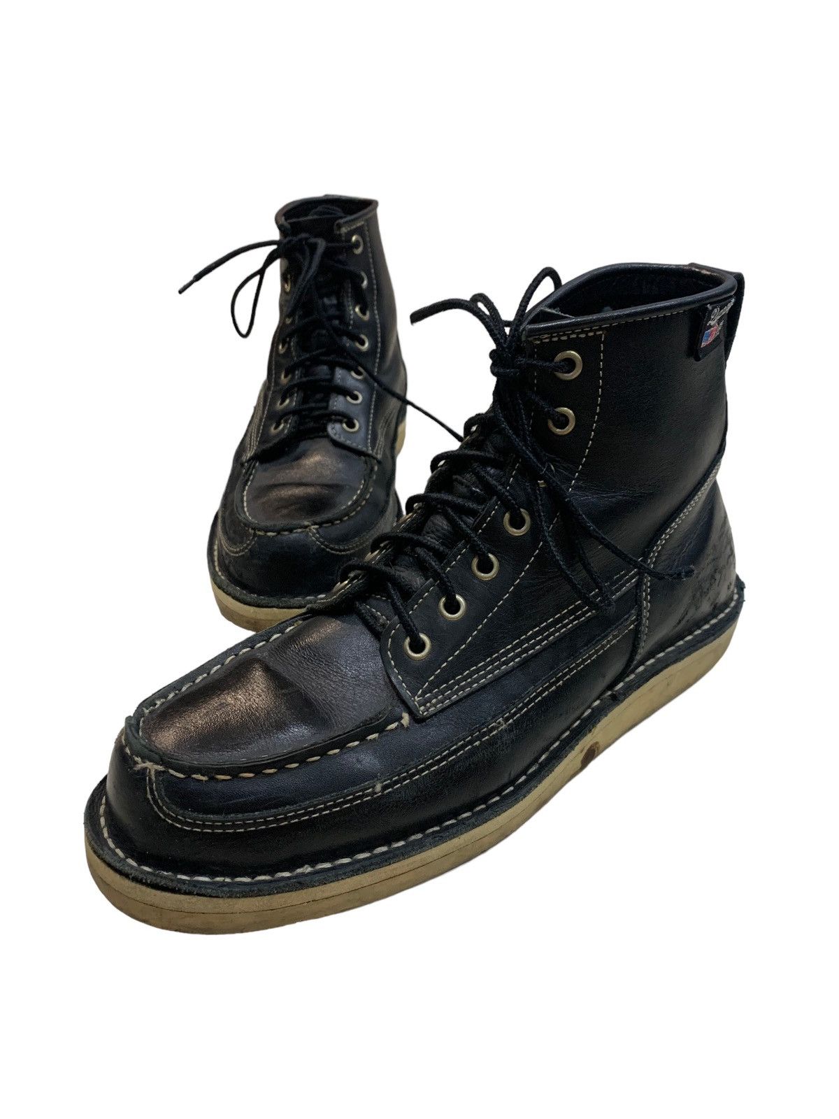 Danner VINTAGE FULL LEATHER DANNER LACES BOOTS Size US 9 / EU 42 - 2 Thumbnail