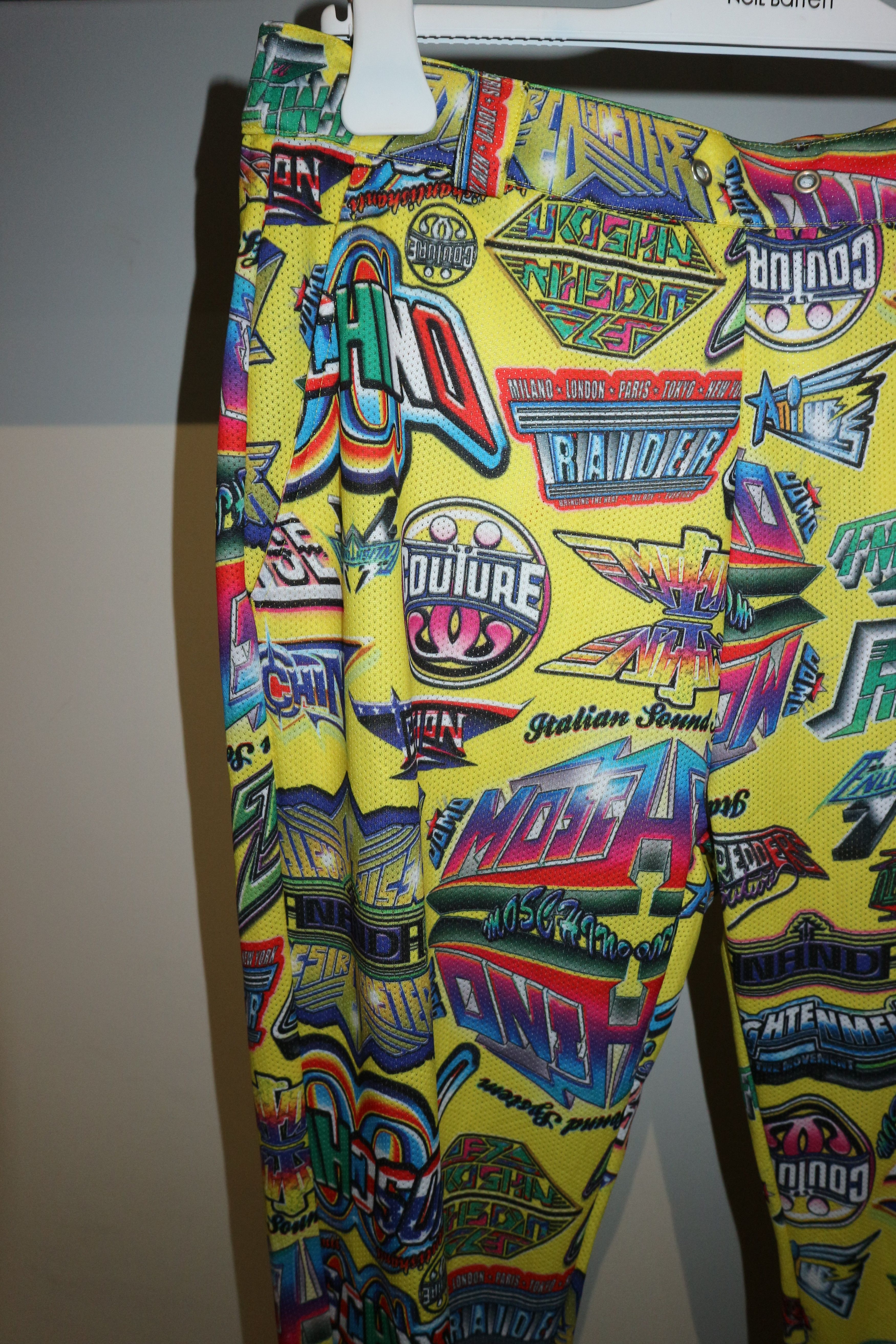 Moschino Printed polyester pants Size 27" / US 4 / IT 40 - 2 Thumbnail