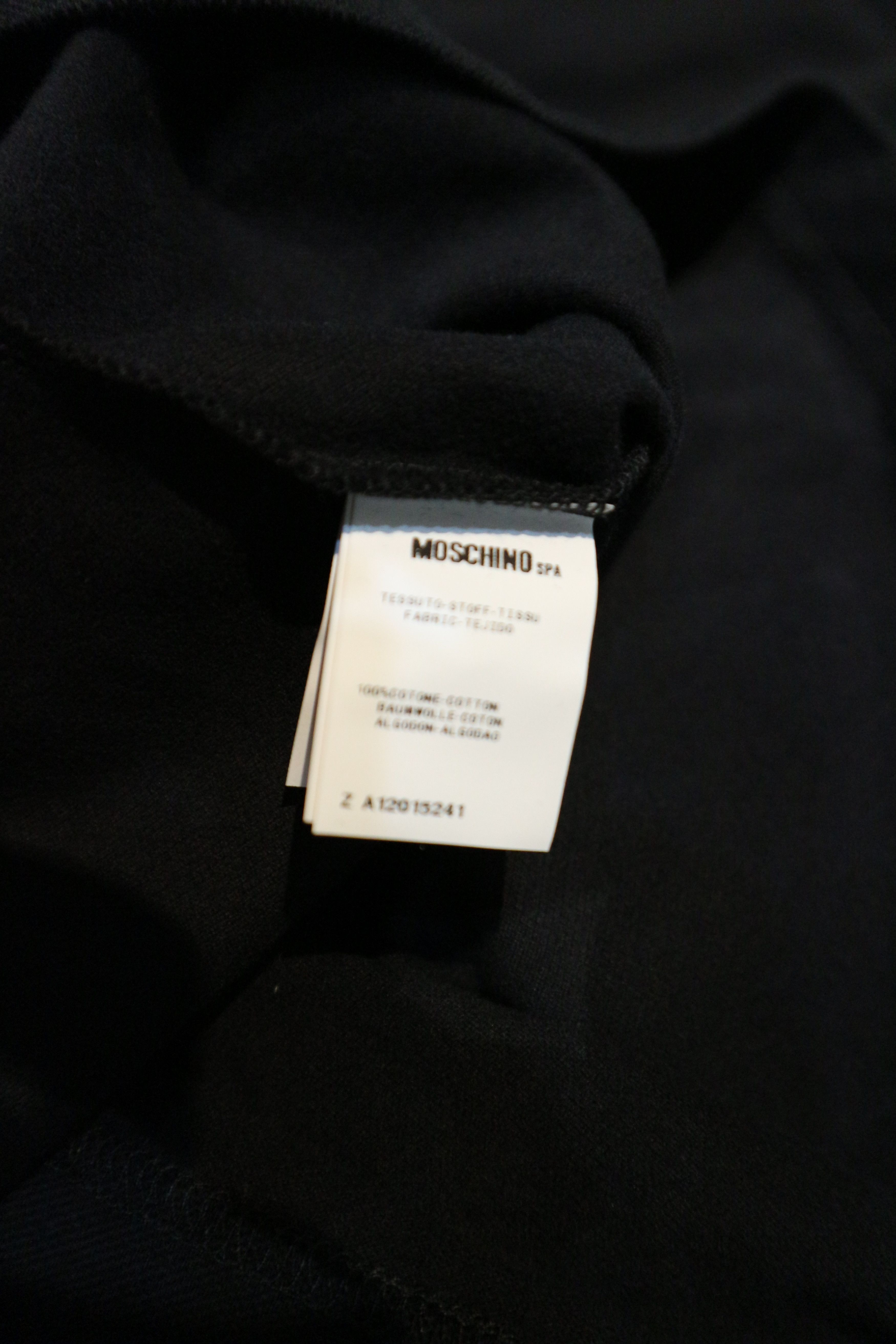 Moschino logo collar longsleeve polo Size US S / EU 44-46 / 1 - 8 Thumbnail