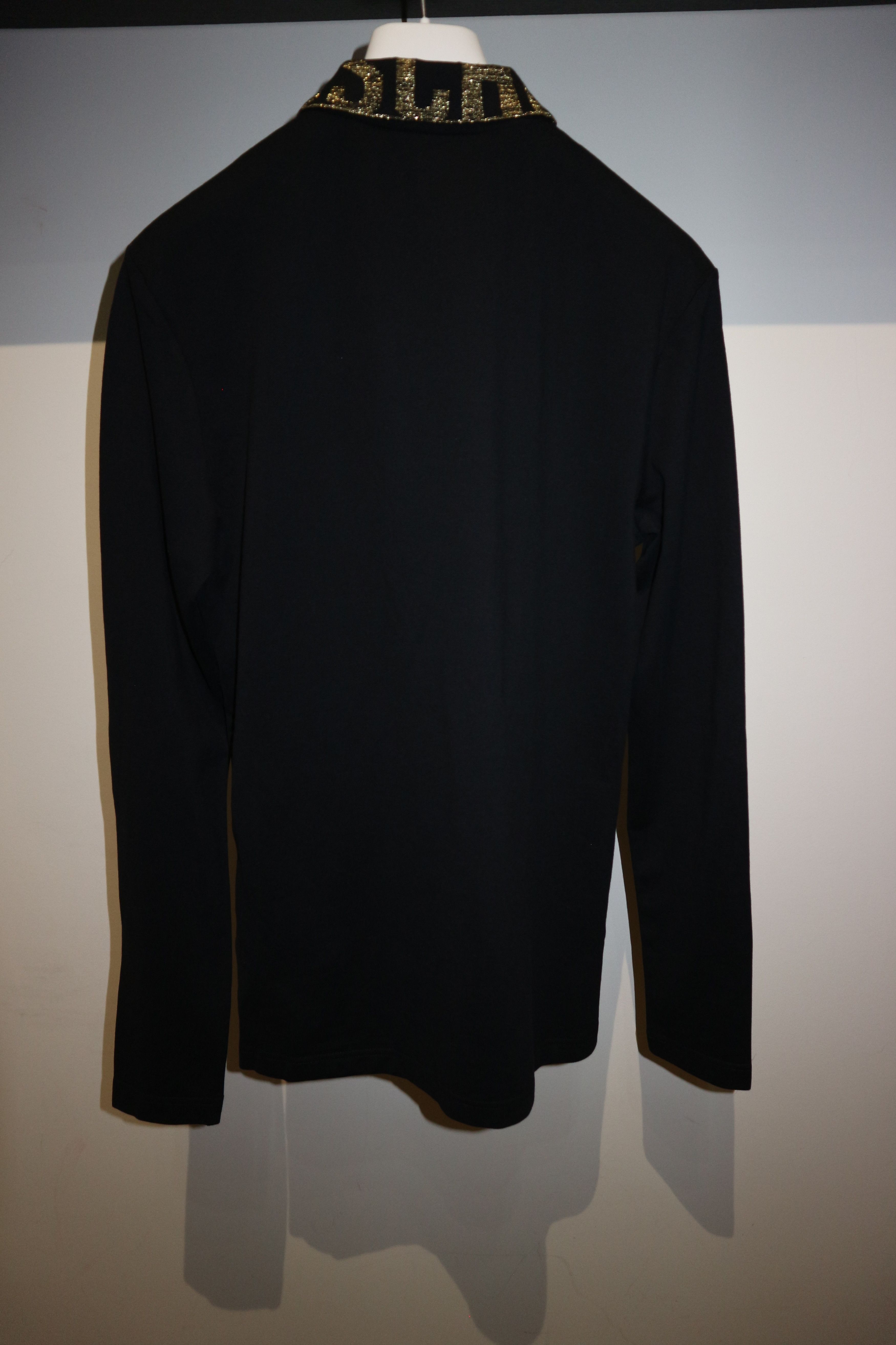 Moschino logo collar longsleeve polo Size US S / EU 44-46 / 1 - 7 Thumbnail
