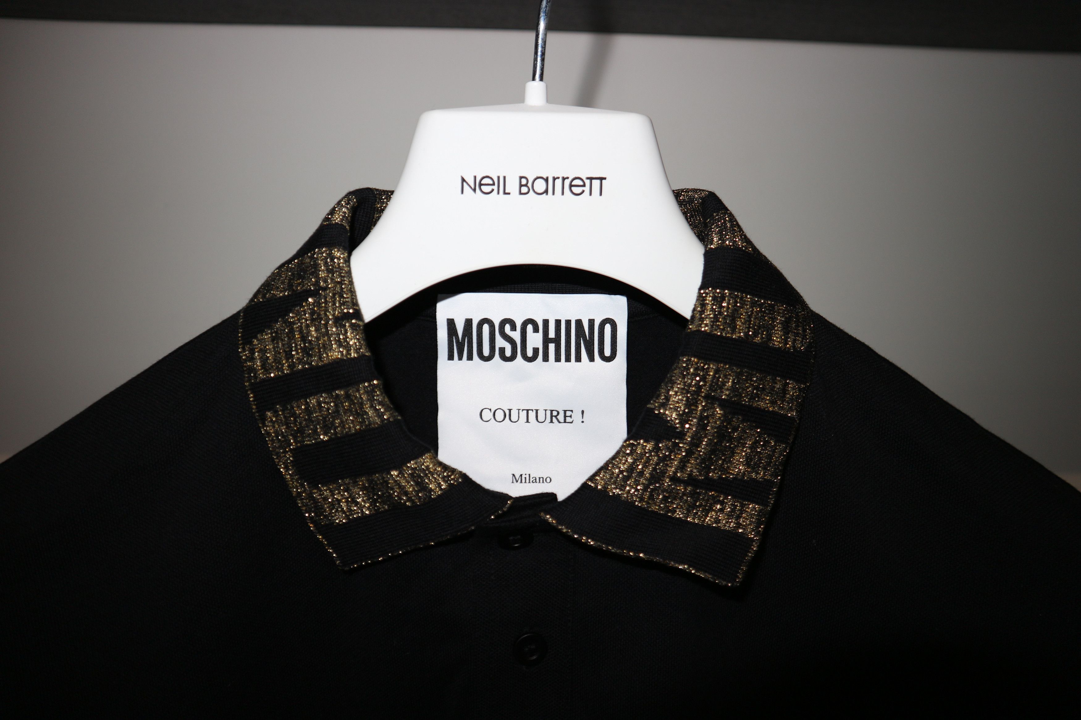 Moschino logo collar longsleeve polo Size US S / EU 44-46 / 1 - 3 Thumbnail