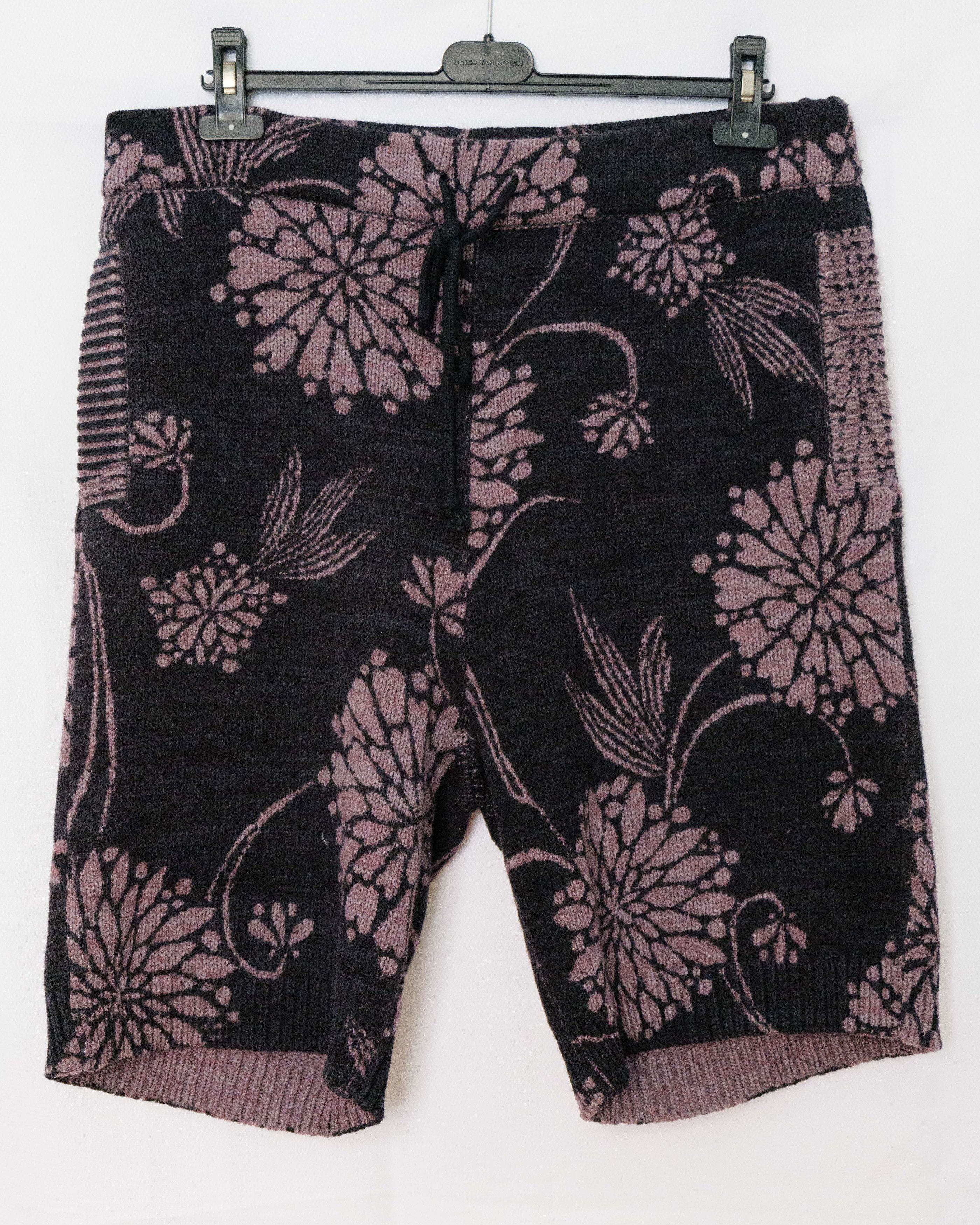 image of Dries Van Noten Ss14 Knit Shorts in Purple, Men's (Size 36)