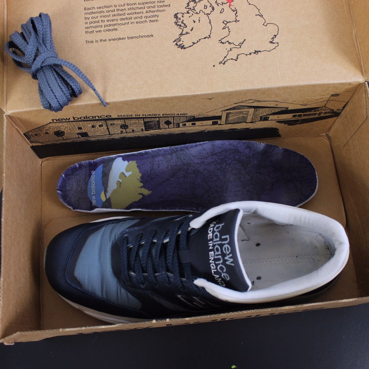New Balance New Balance 1500.9 Made in England Navy Blue Limited Edition Size US 10.5 / EU 43-44 - 8 Thumbnail