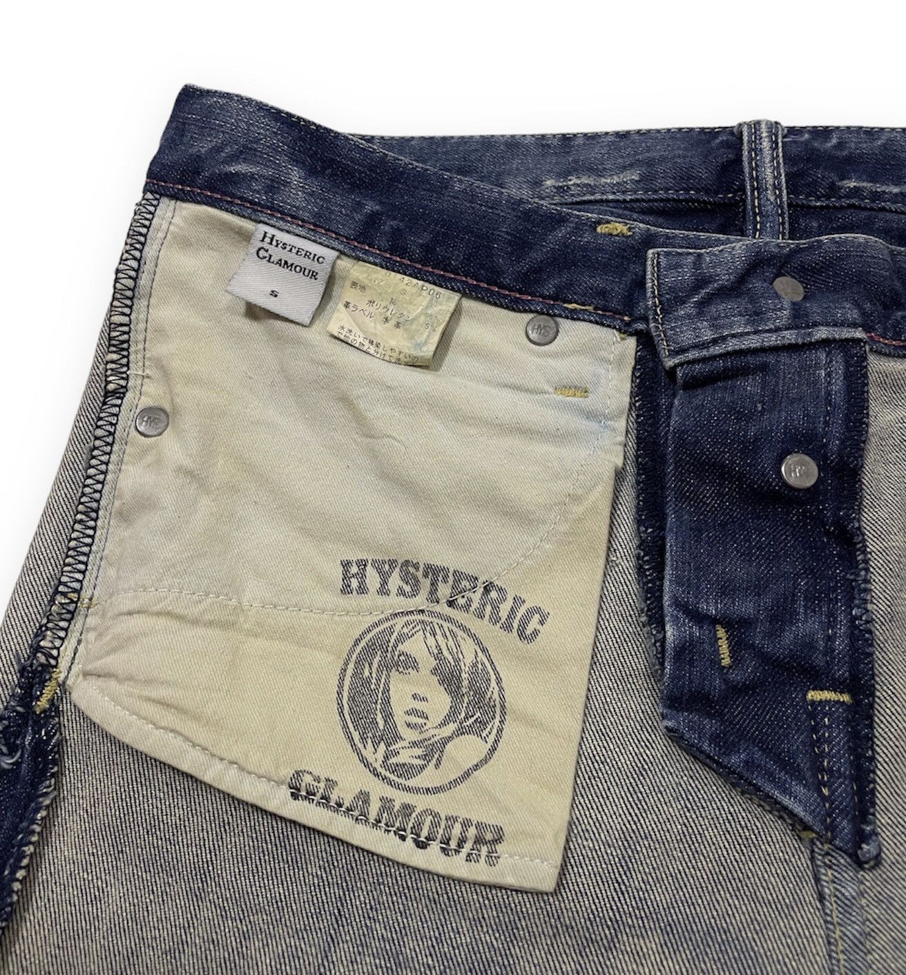 Hysteric Glamour 06SS Exposed Printed Skinny Denim Size 32" / US 10 / IT 46 - 5 Thumbnail