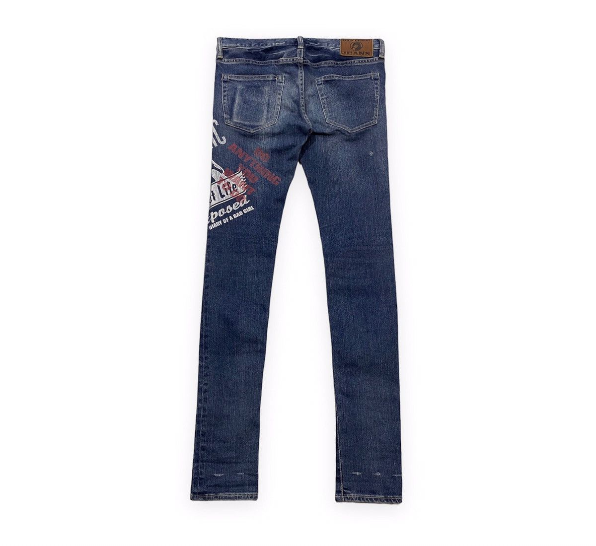 Hysteric Glamour 06SS Exposed Printed Skinny Denim Size 32" / US 10 / IT 46 - 2 Thumbnail
