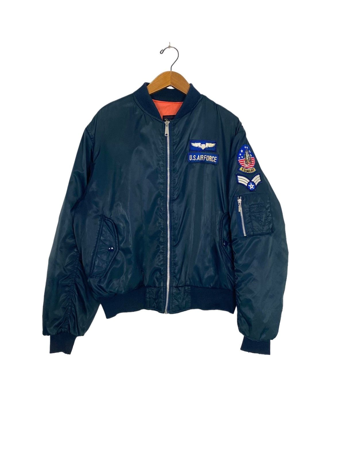 Rare‼️ Vintage Usaf Tom Cat Bomber Jacket