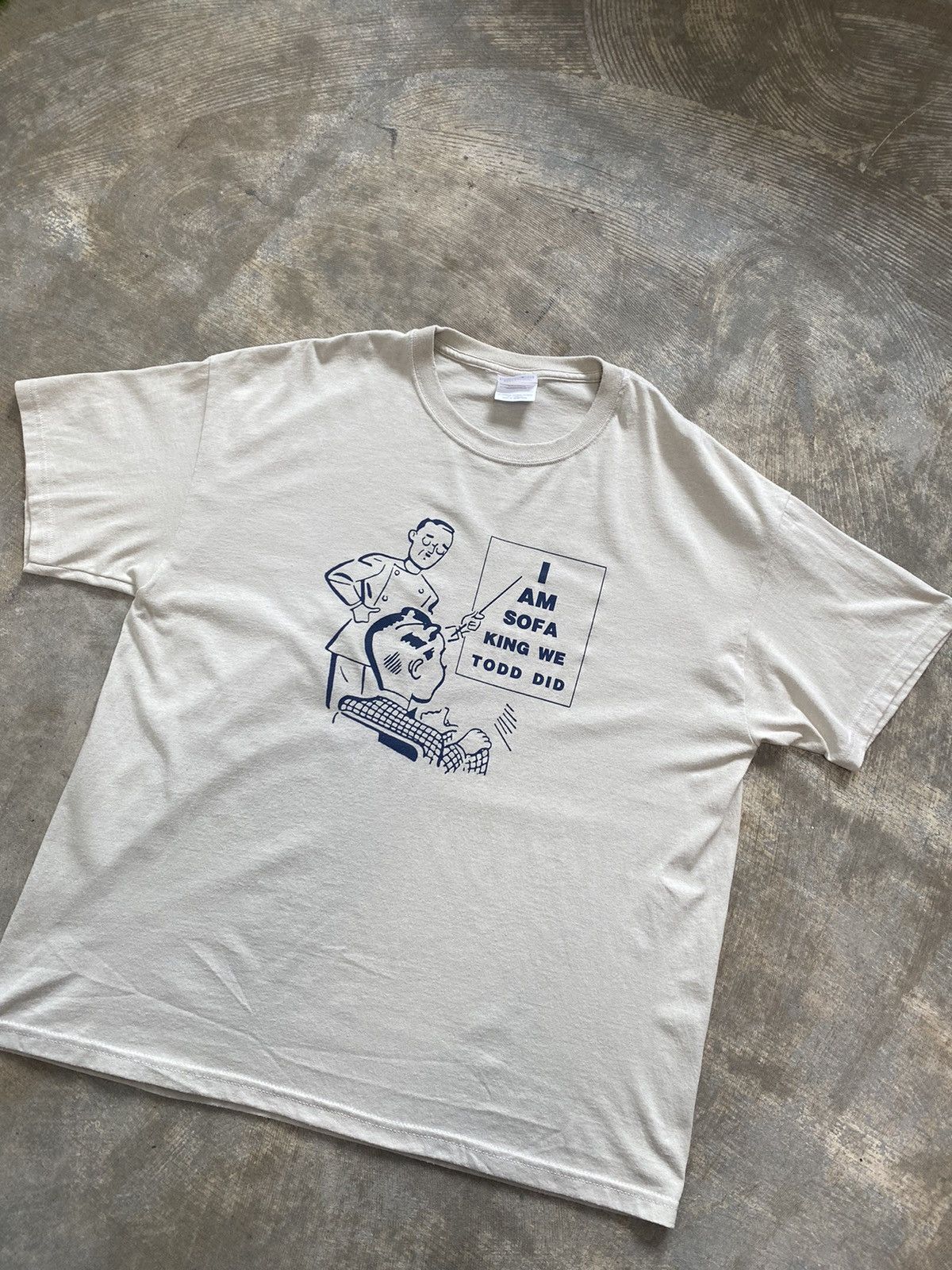 Vintage RARE 1990’s Humour “I AM SOFA KING” T-Shirt