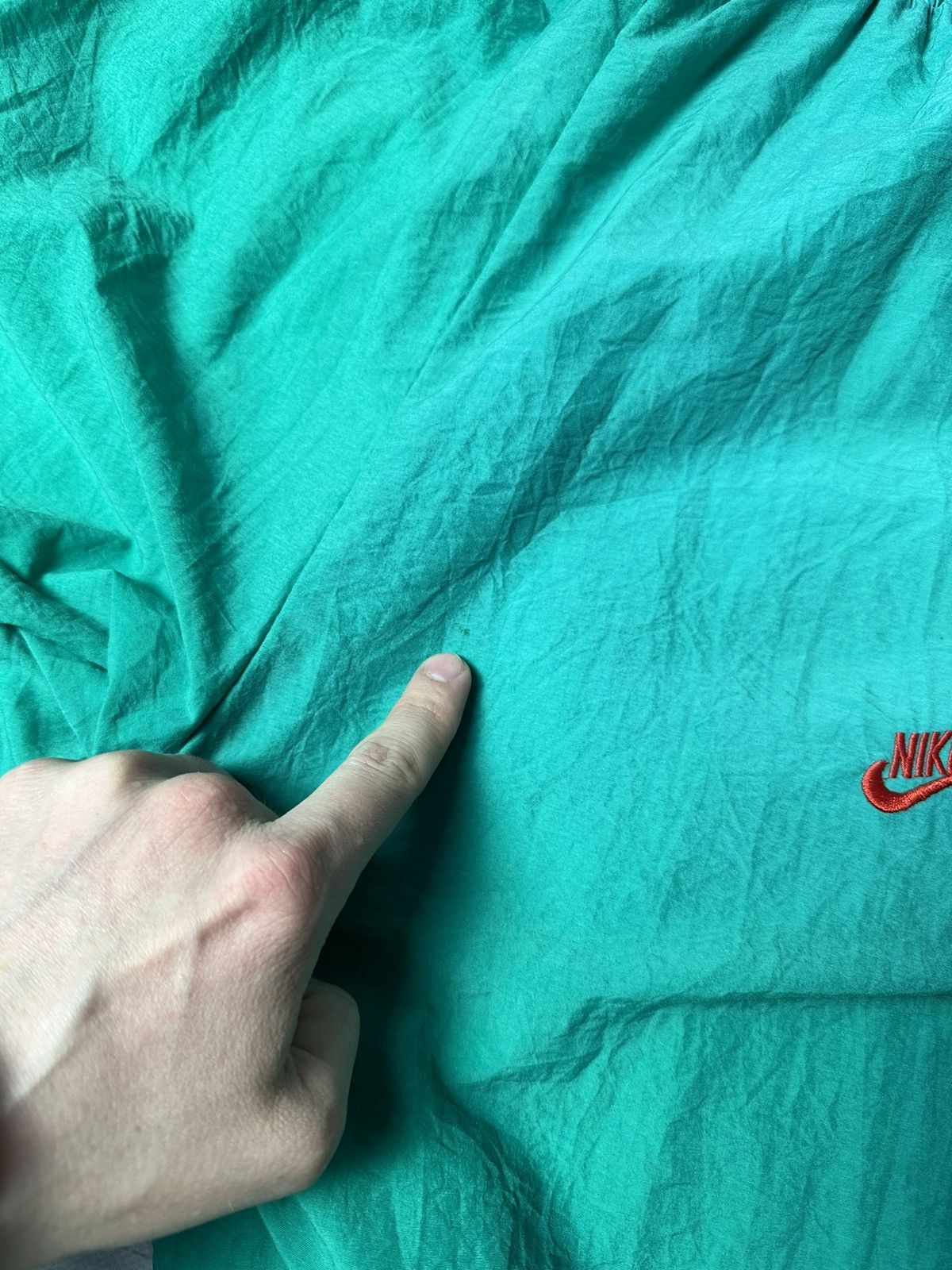 Nike × Vintage Vintage Nike track suit size XXL logo green Size US XXL / EU 58 / 5 - 9 Thumbnail