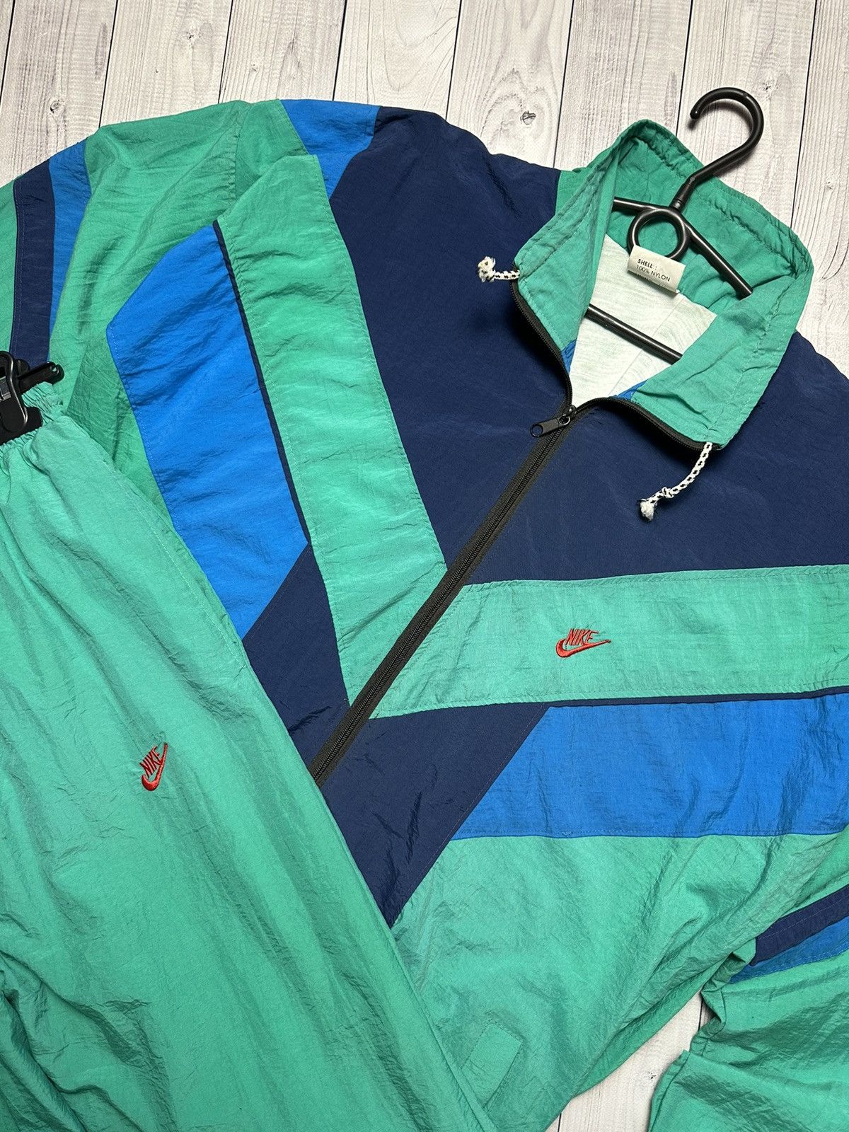 Nike × Vintage Vintage Nike track suit size XXL logo green Size US XXL / EU 58 / 5 - 5 Thumbnail