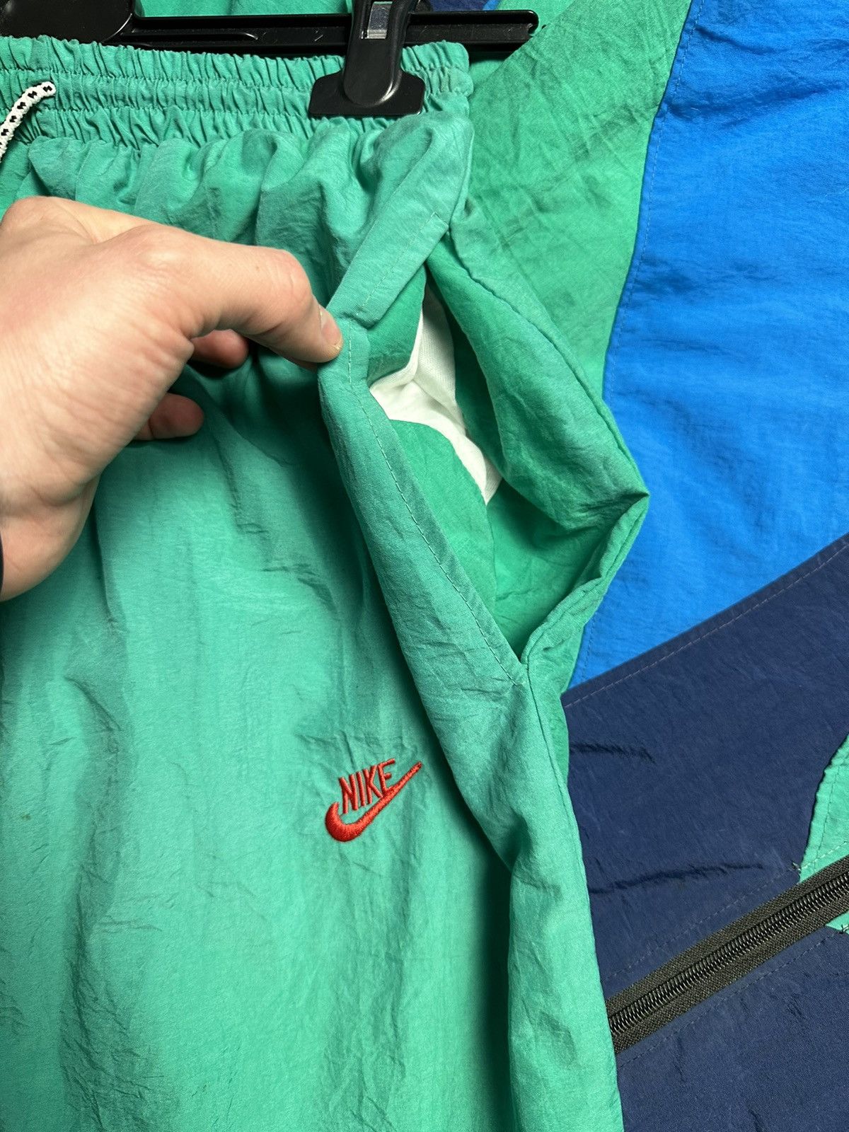 Nike × Vintage Vintage Nike track suit size XXL logo green Size US XXL / EU 58 / 5 - 7 Thumbnail