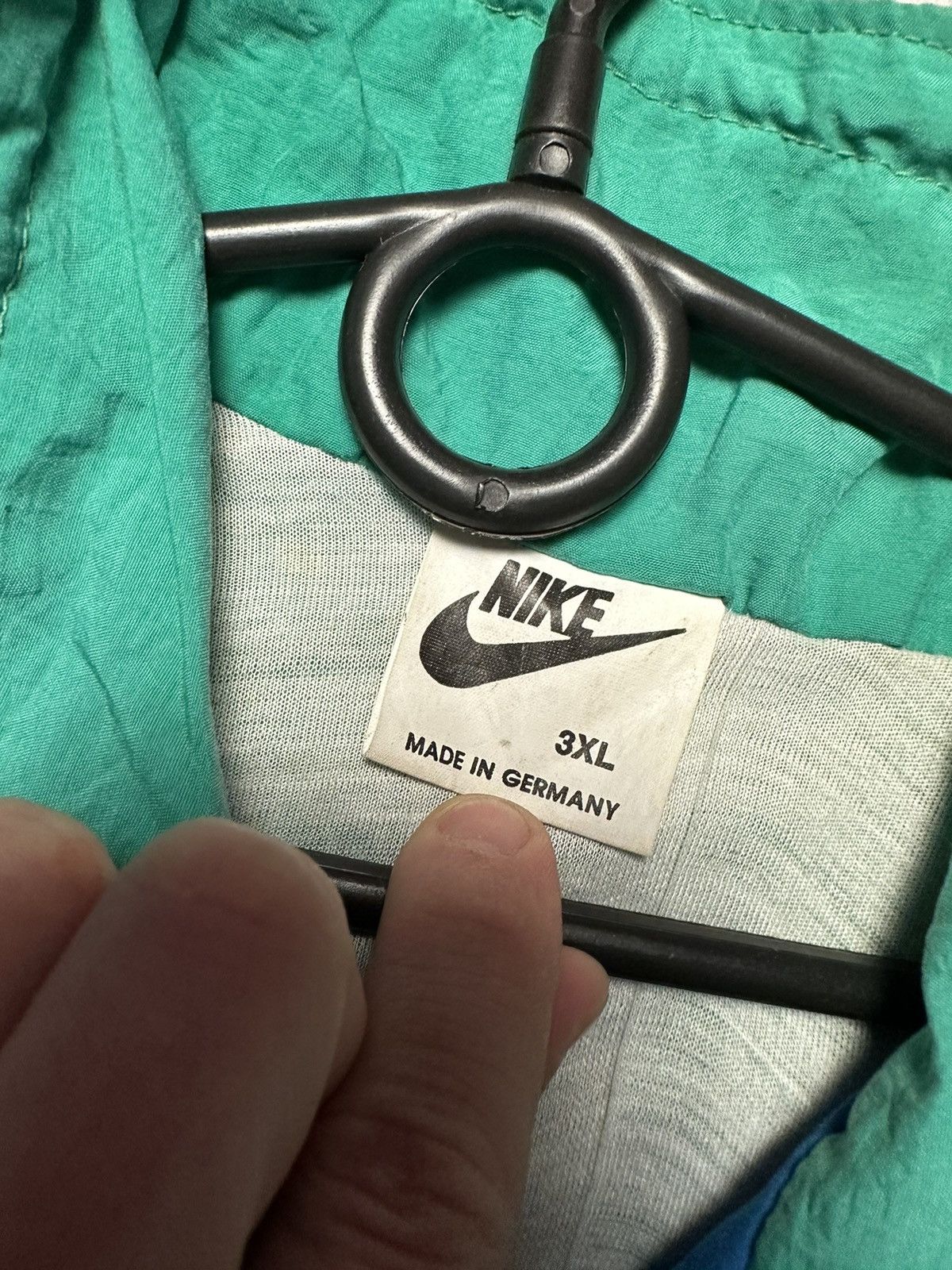 Nike × Vintage Vintage Nike track suit size XXL logo green Size US XXL / EU 58 / 5 - 6 Thumbnail