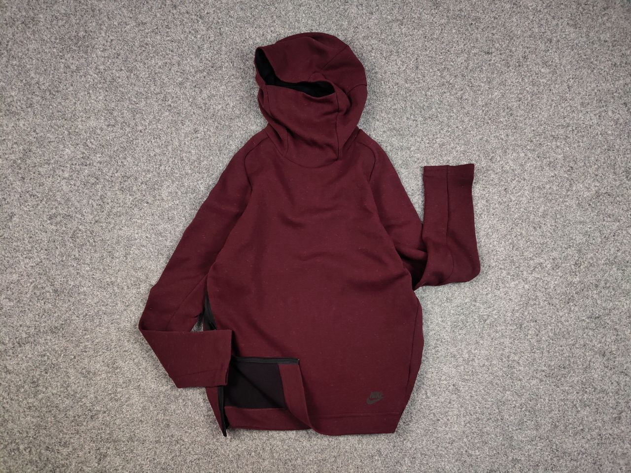 Nike Nike Tech Fleece Funnel Neck Ninja Red Hoodie Size US S / EU 44-46 / 1 - 1 Thumbnail