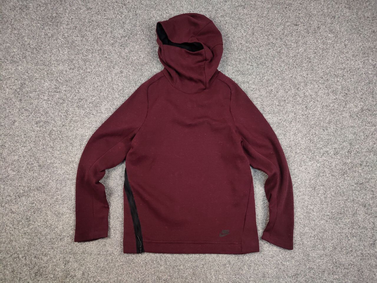 Nike Nike Tech Fleece Funnel Neck Ninja Red Hoodie Size US S / EU 44-46 / 1 - 11 Thumbnail