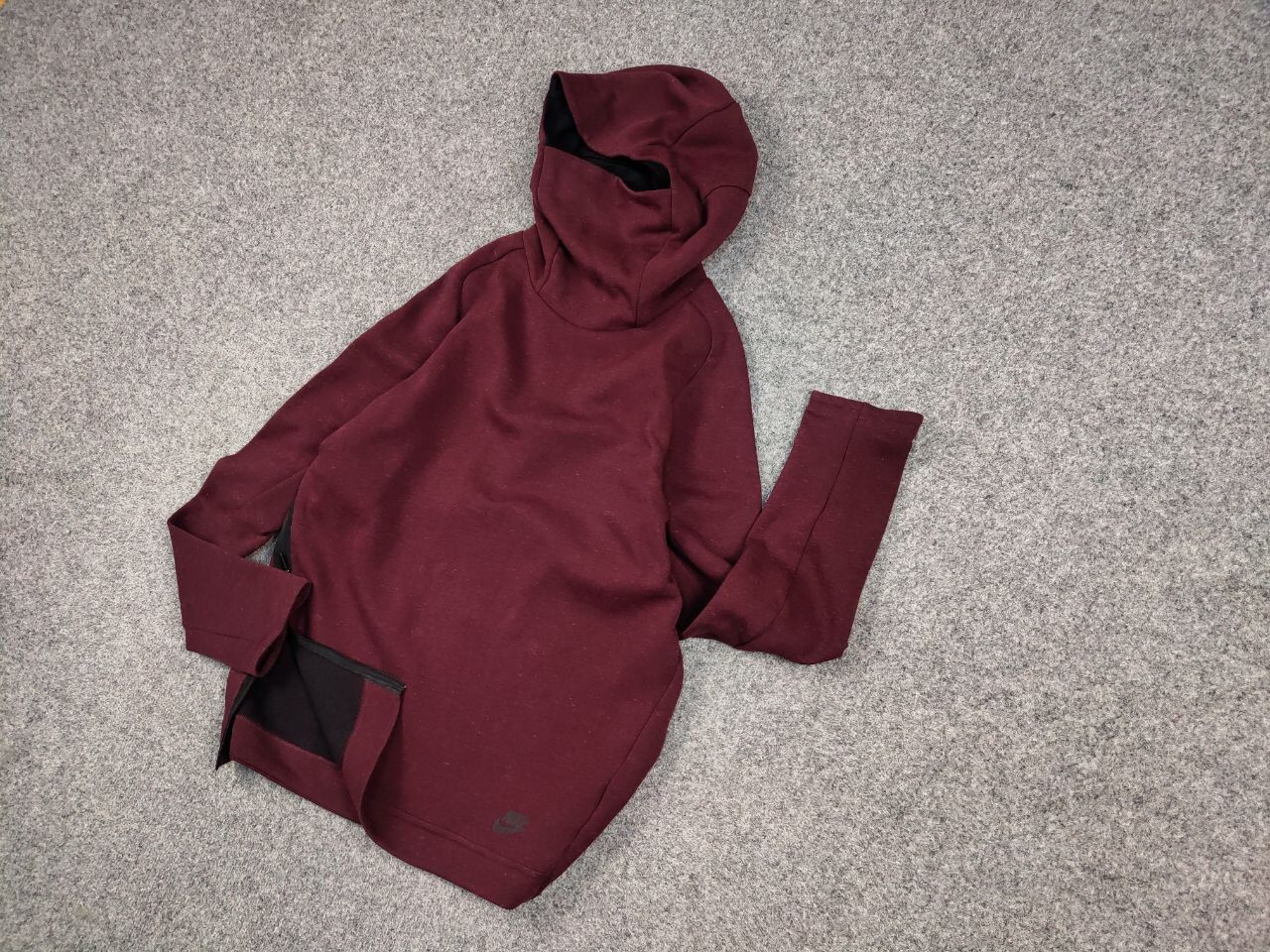 Nike Nike Tech Fleece Funnel Neck Ninja Red Hoodie Size US S / EU 44-46 / 1 - 3 Thumbnail