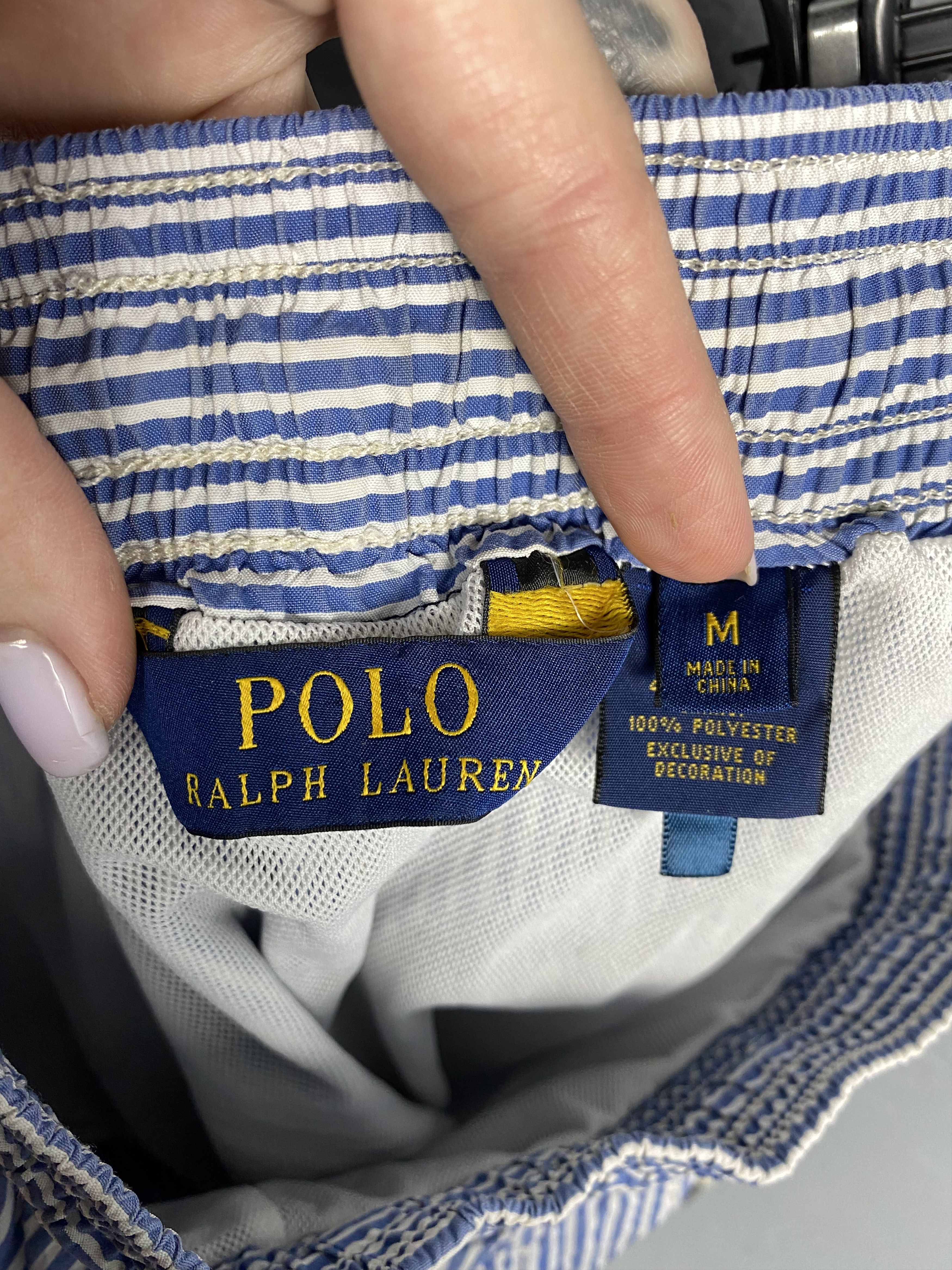 Polo Ralph Lauren Polo Ralph Lauren Mens Nylon Shorts Y2K Size US 32 / EU 48 - 8 Thumbnail