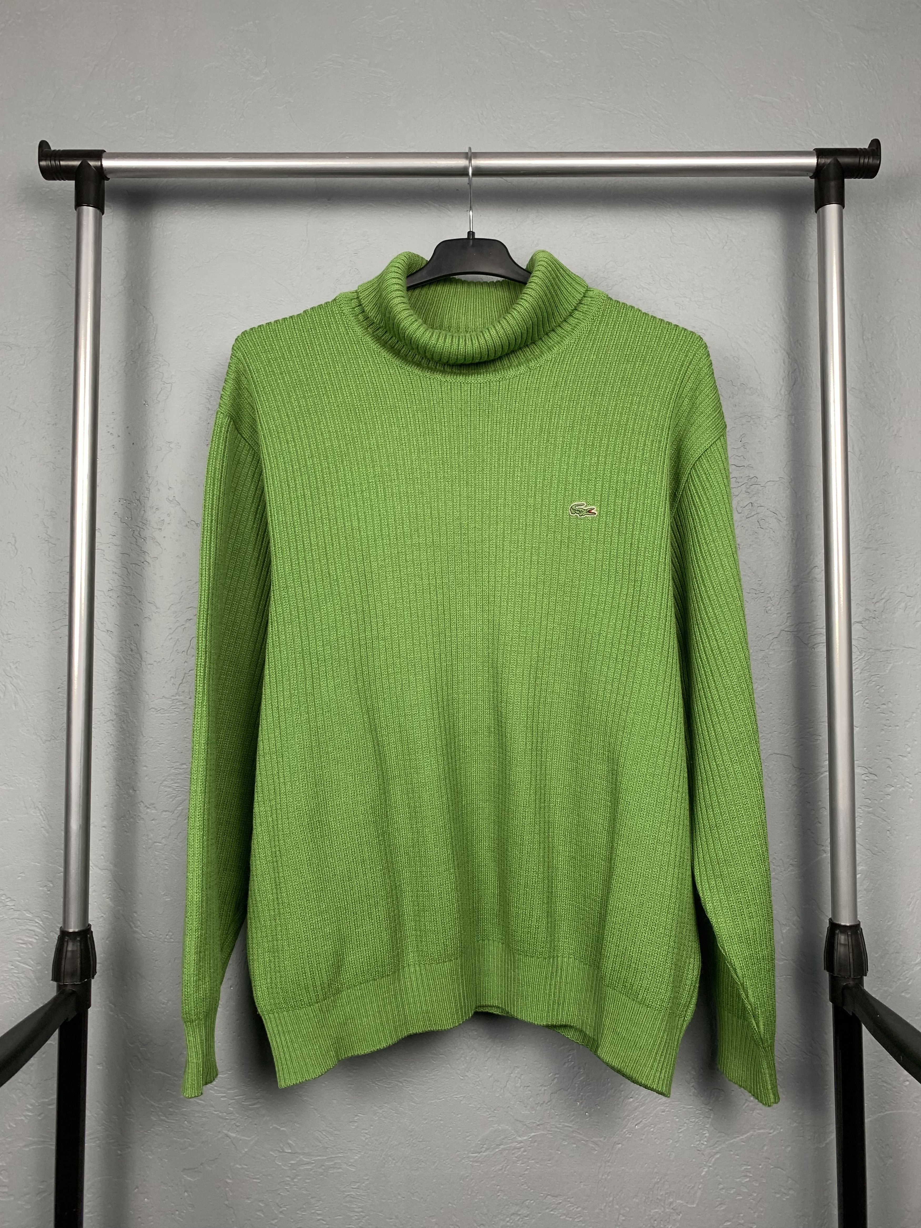 Lacoste Lacoste Turtleneck Mens Wool Sweater Highneck Size US L / EU 52-54 / 3 - 1 Thumbnail