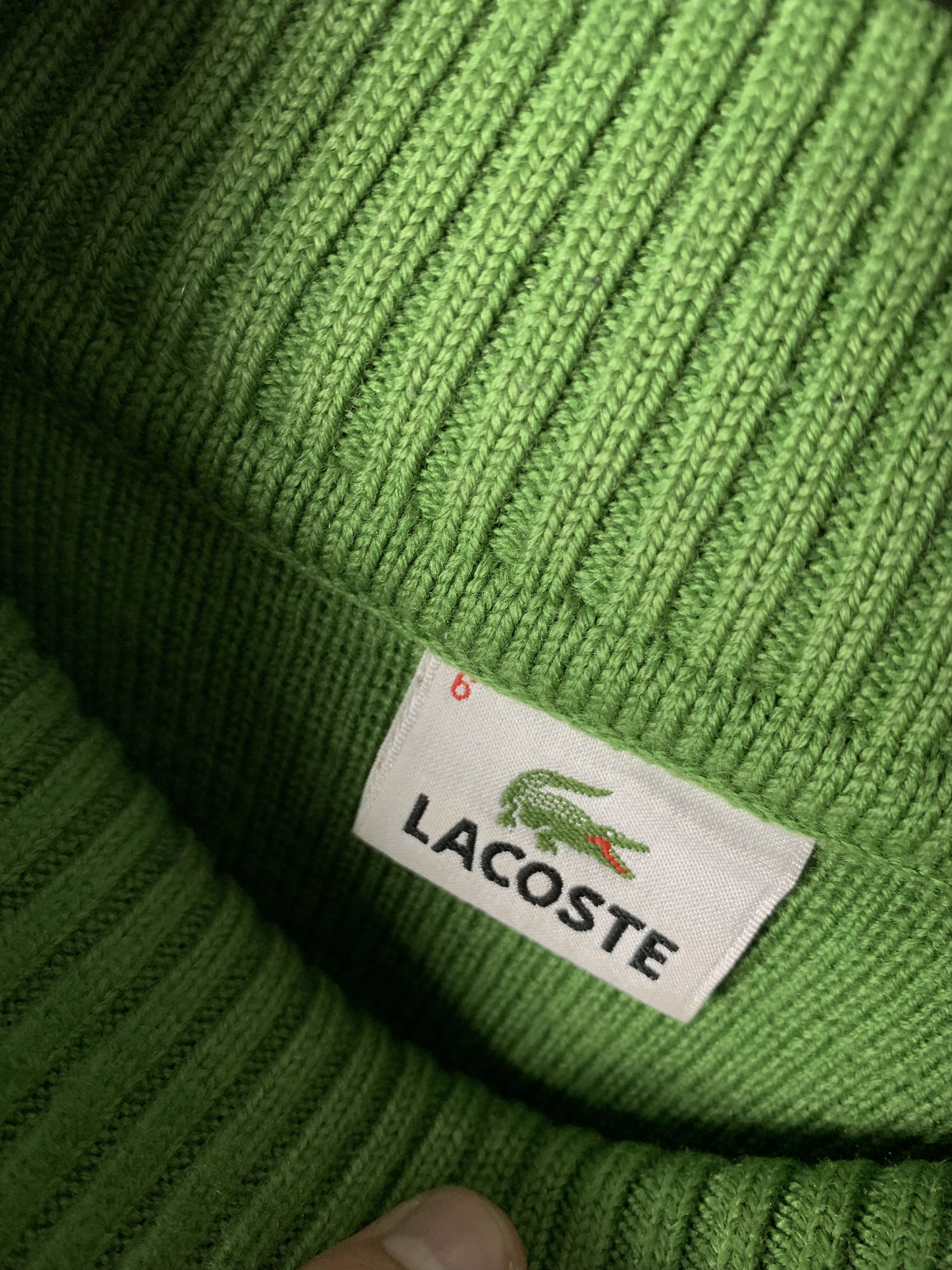 Lacoste Lacoste Turtleneck Mens Wool Sweater Highneck Size US L / EU 52-54 / 3 - 3 Thumbnail