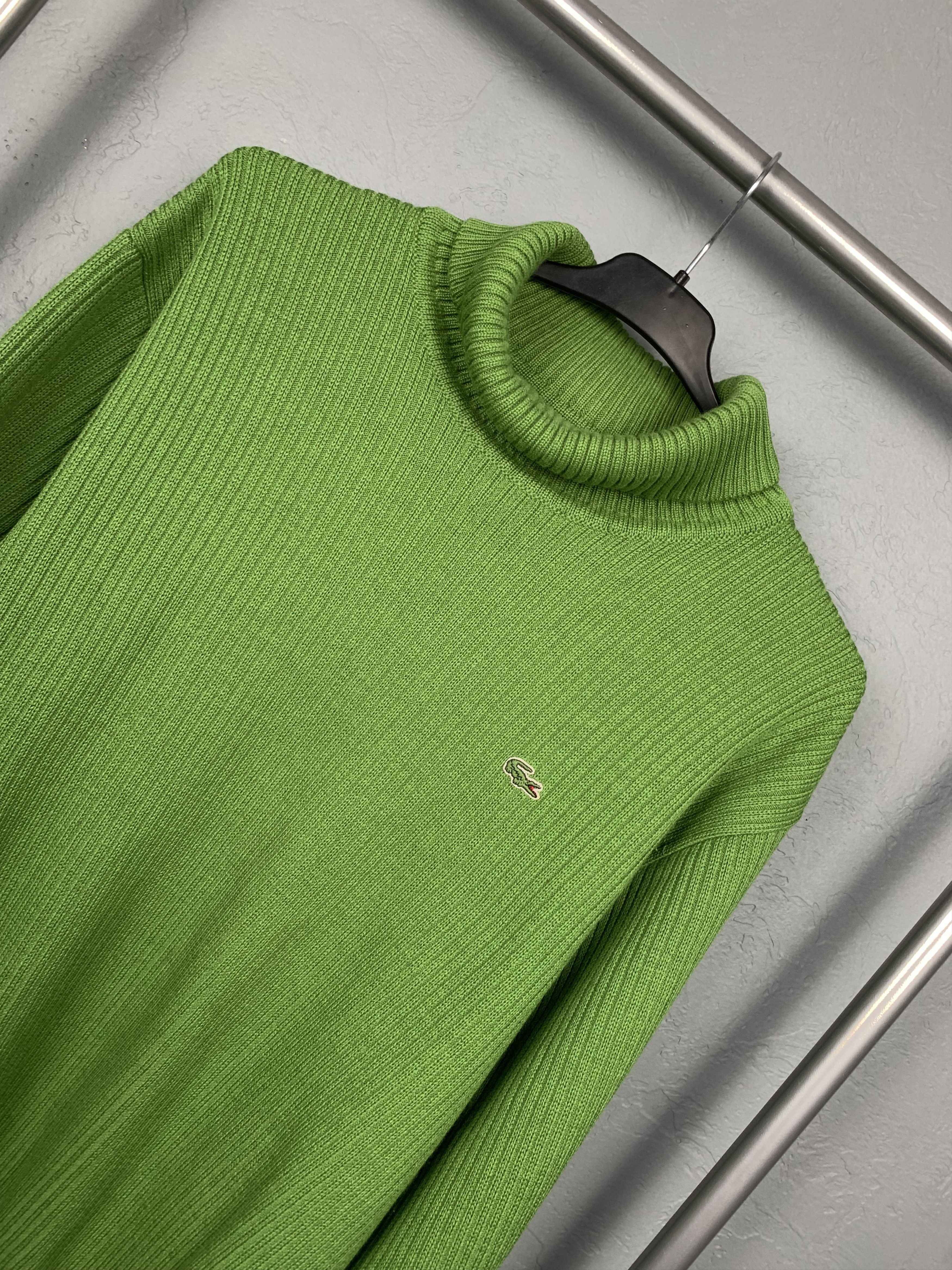 Lacoste Lacoste Turtleneck Mens Wool Sweater Highneck Size US L / EU 52-54 / 3 - 2 Thumbnail