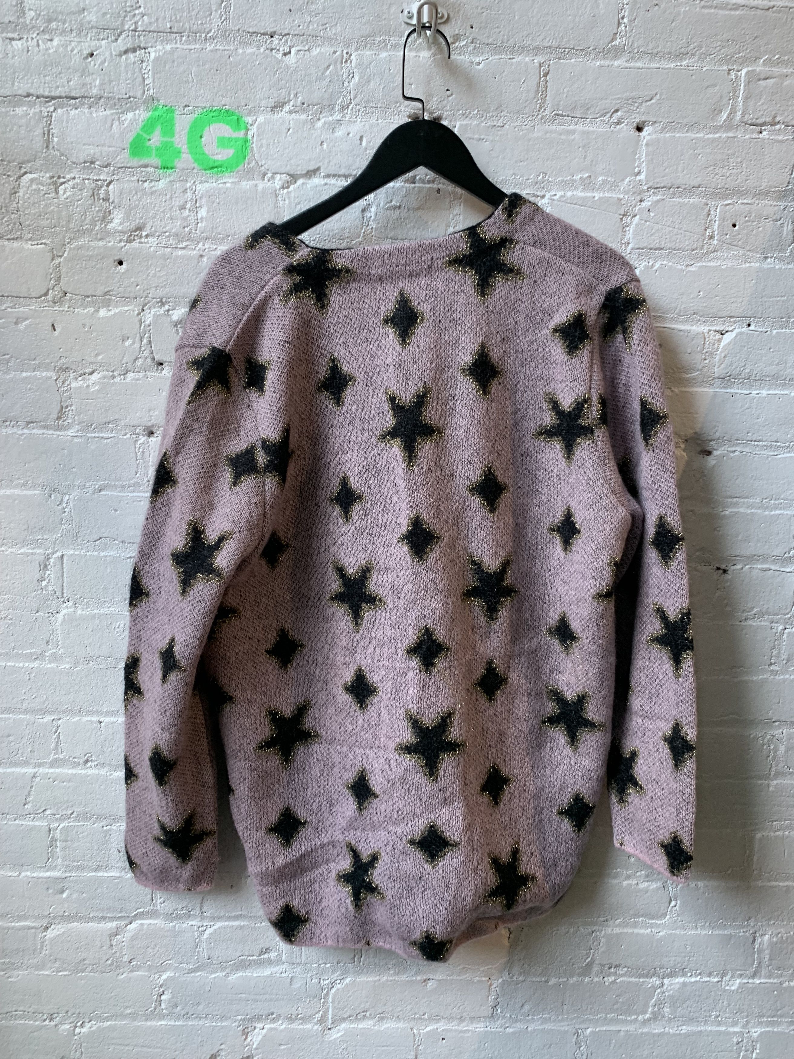 Hedi Slimane × Saint Laurent Paris Saint Laurent FW16 Hedi Slimane Star knit cardigan sweater Size US XL / EU 56 / 4 - 8 Thumbnail