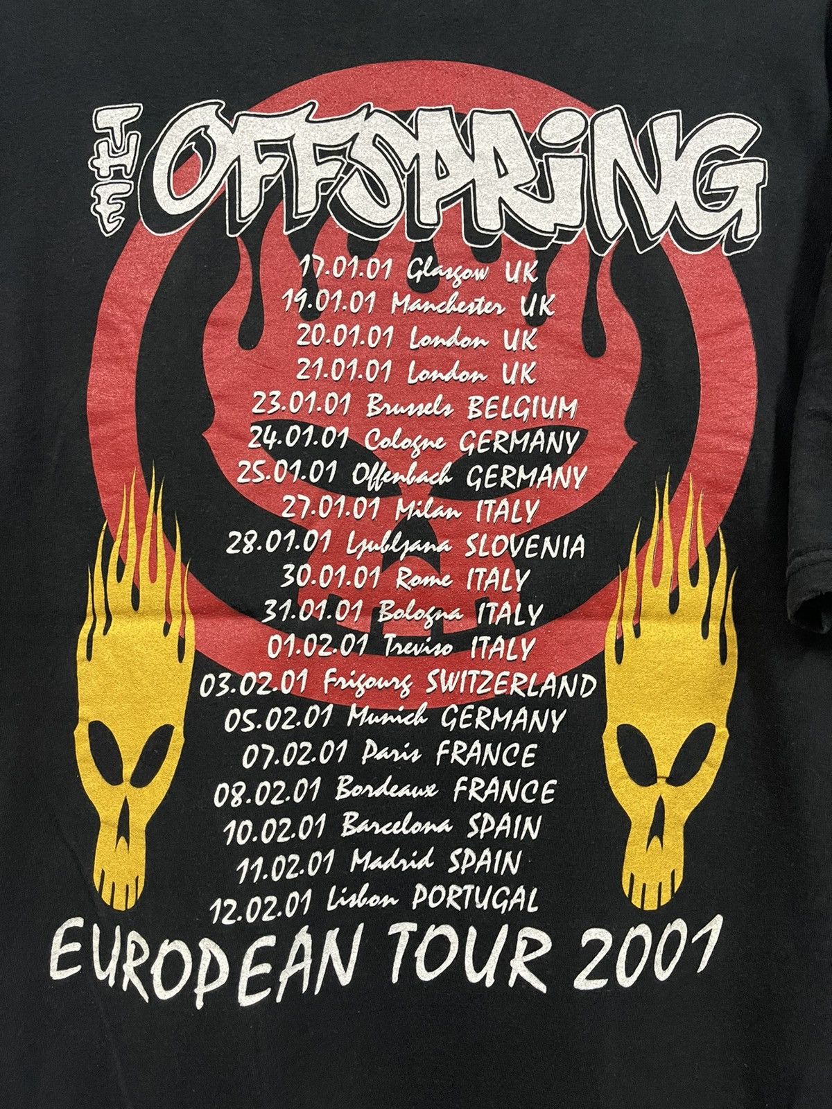 Band Tees × Vintage Vintage The Offspring European Tour Shirt Size US XL / EU 56 / 4 - 4 Thumbnail