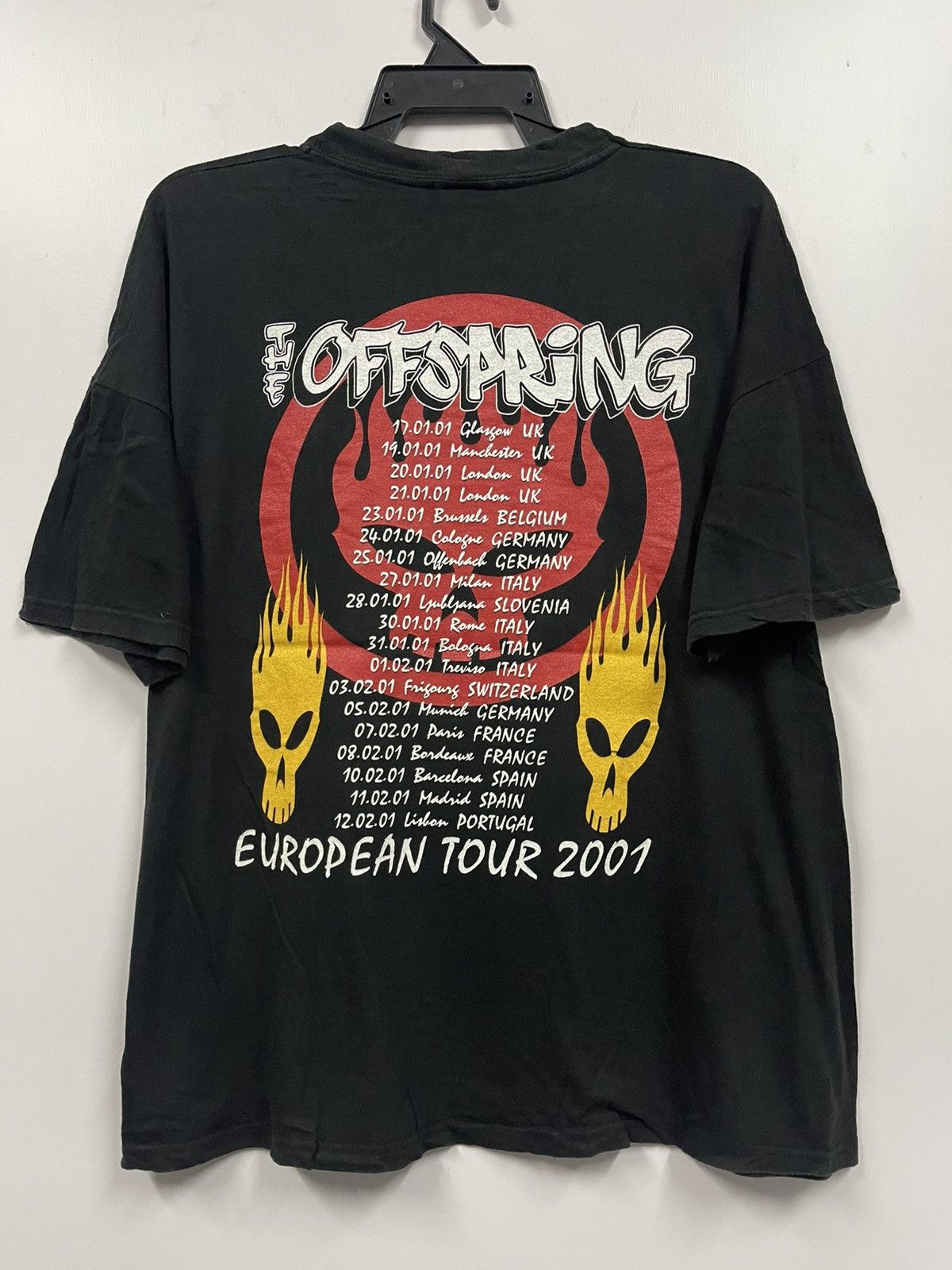 Band Tees × Vintage Vintage The Offspring European Tour Shirt Size US XL / EU 56 / 4 - 2 Thumbnail