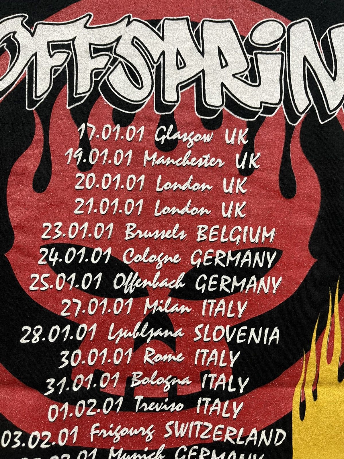 Band Tees × Vintage Vintage The Offspring European Tour Shirt Size US XL / EU 56 / 4 - 6 Thumbnail