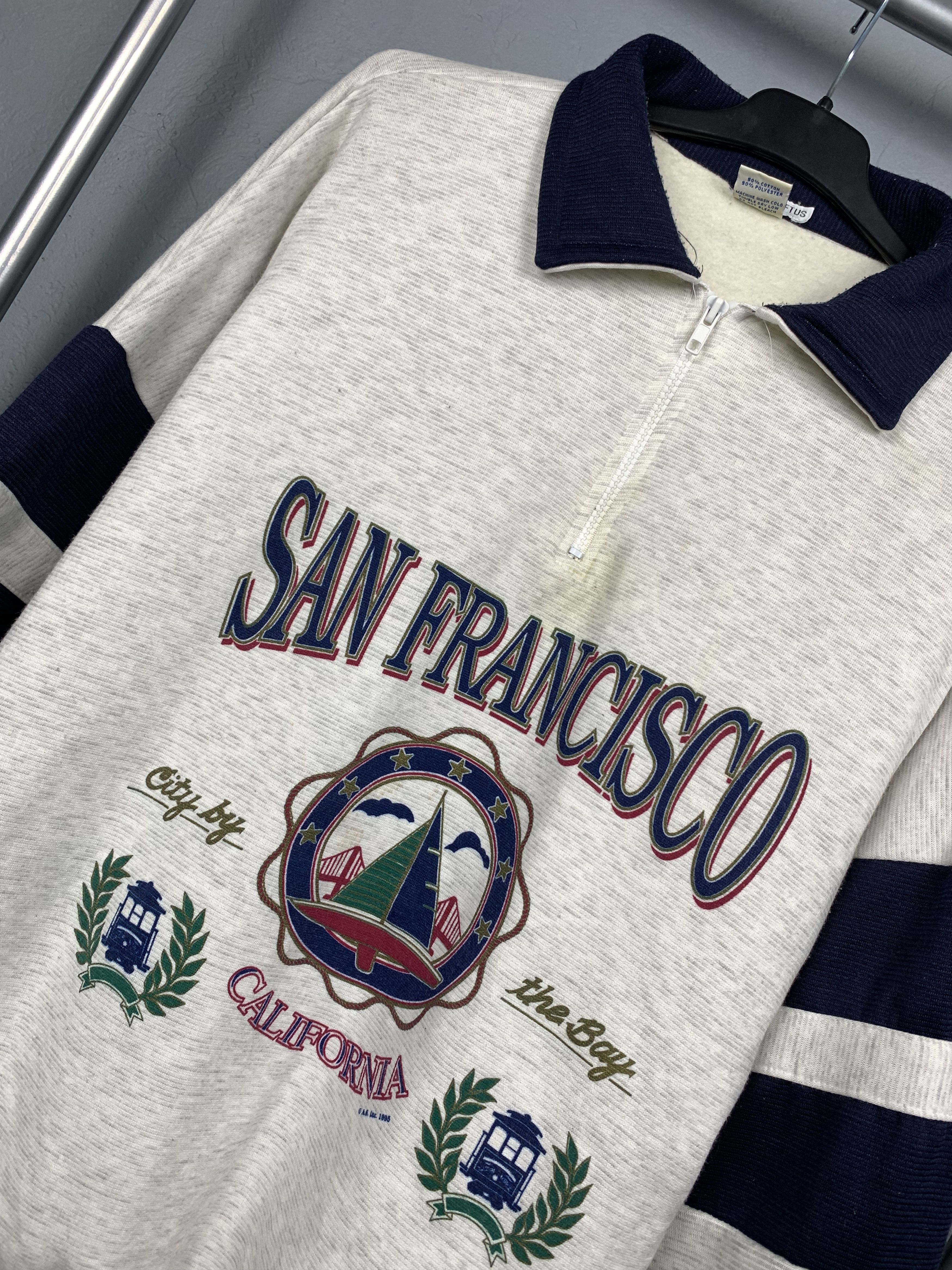 Vintage Vintage 1995 San Francisco Sweatshirt Size US XL / EU 56 / 4 - 2 Thumbnail